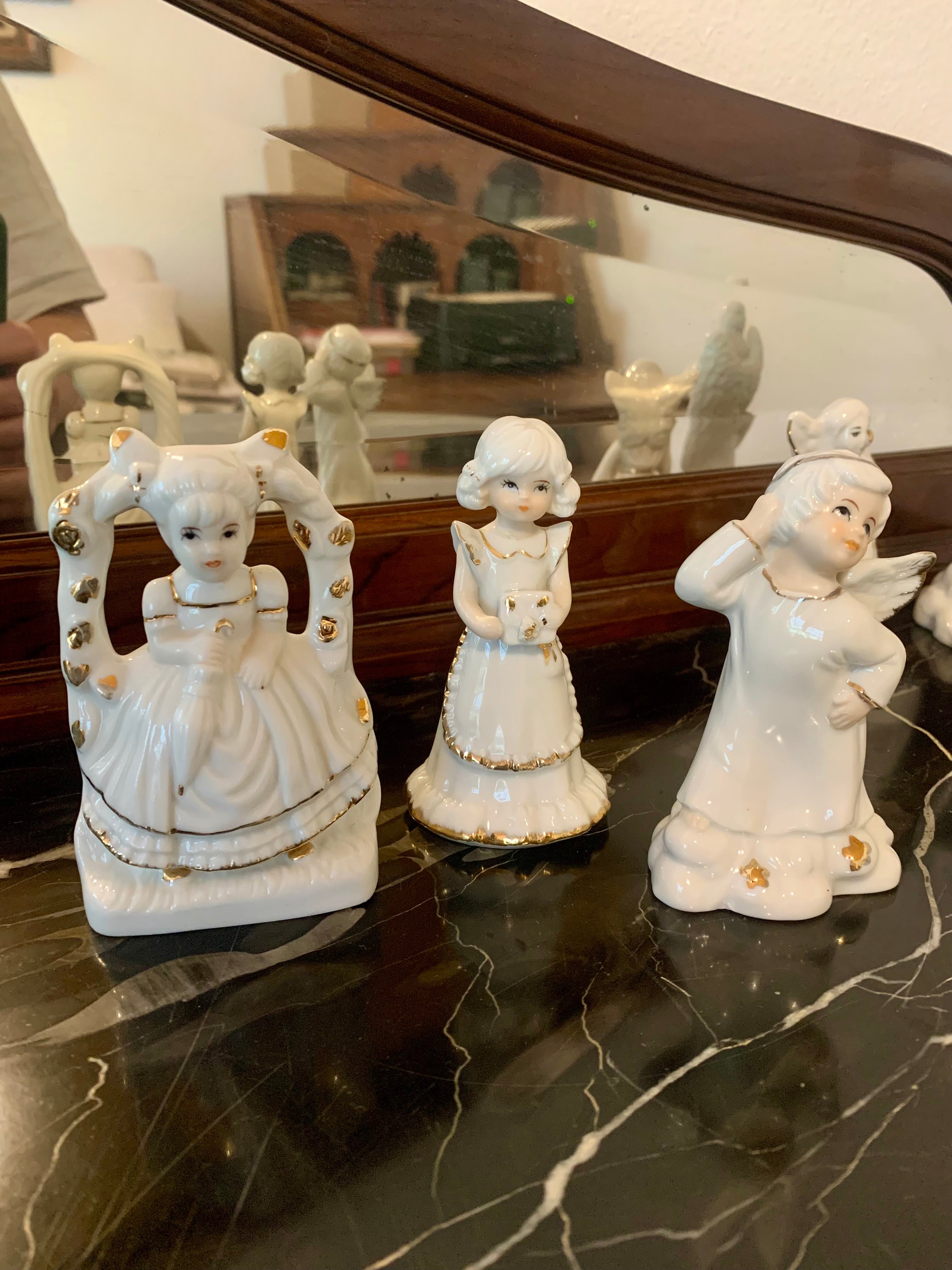 Lindos bibelots espanhóis em fina porcelana