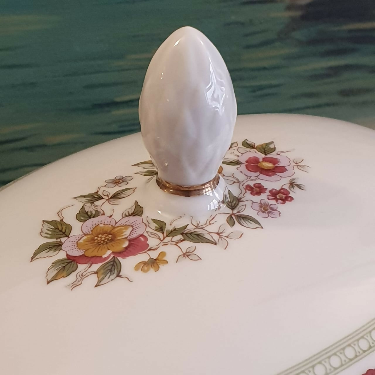 Conjunto para sopa com 7 peças em porcelana argentina vintage Verbano. Impecável!