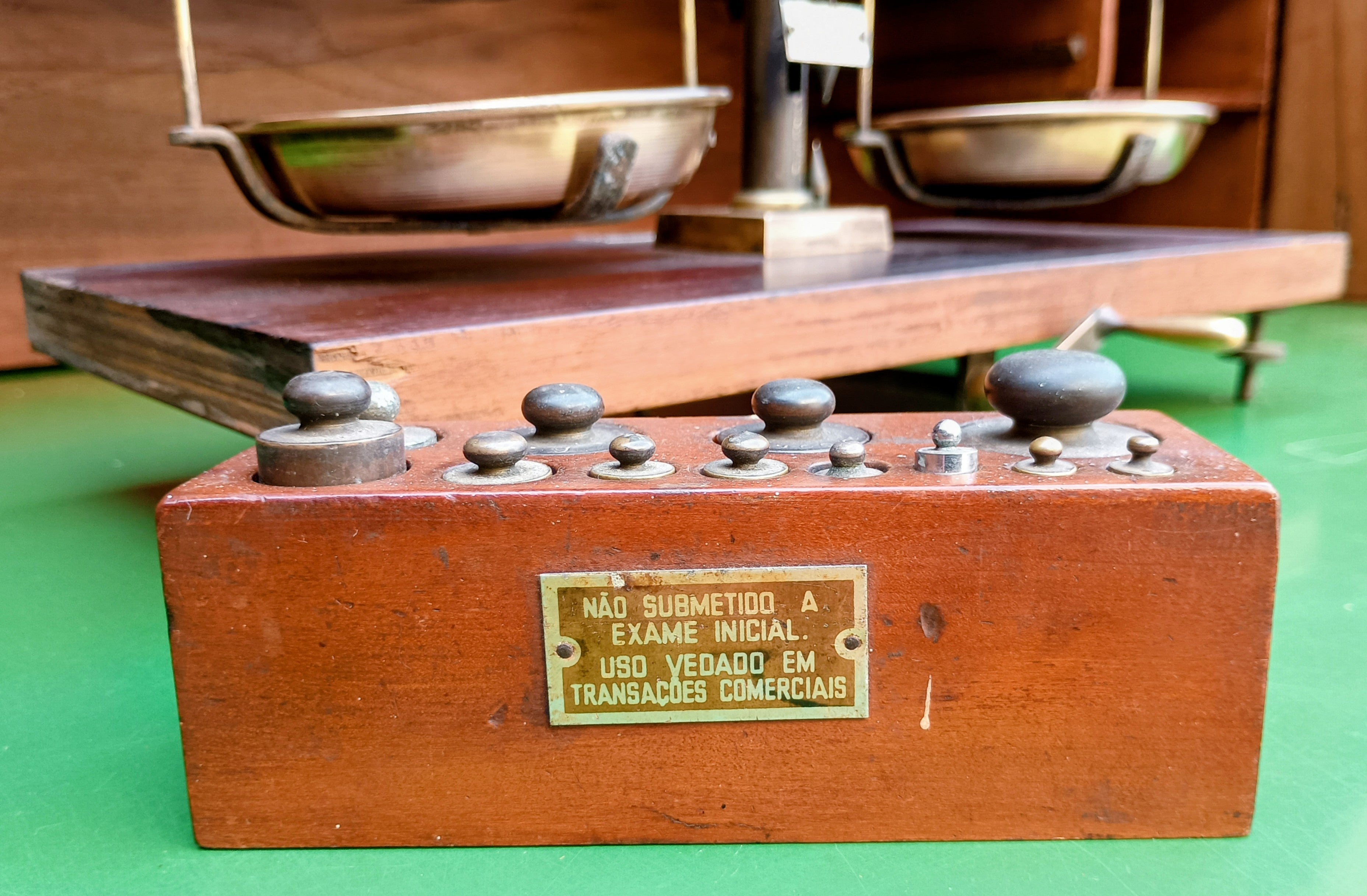 Balança de precisão completa anos 40/50