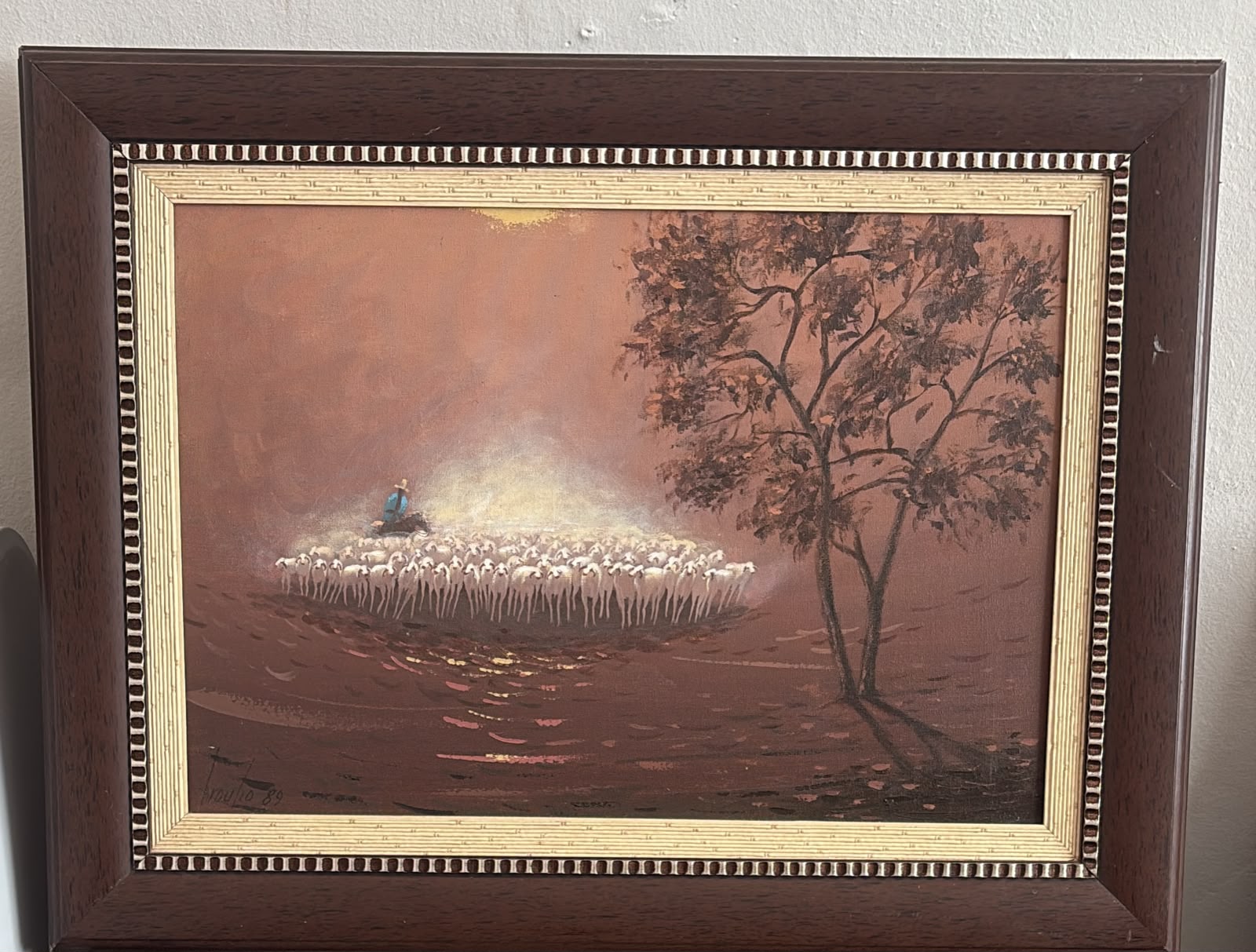 Quadro de BRÁULIO – CENA PASTORIL – 1989