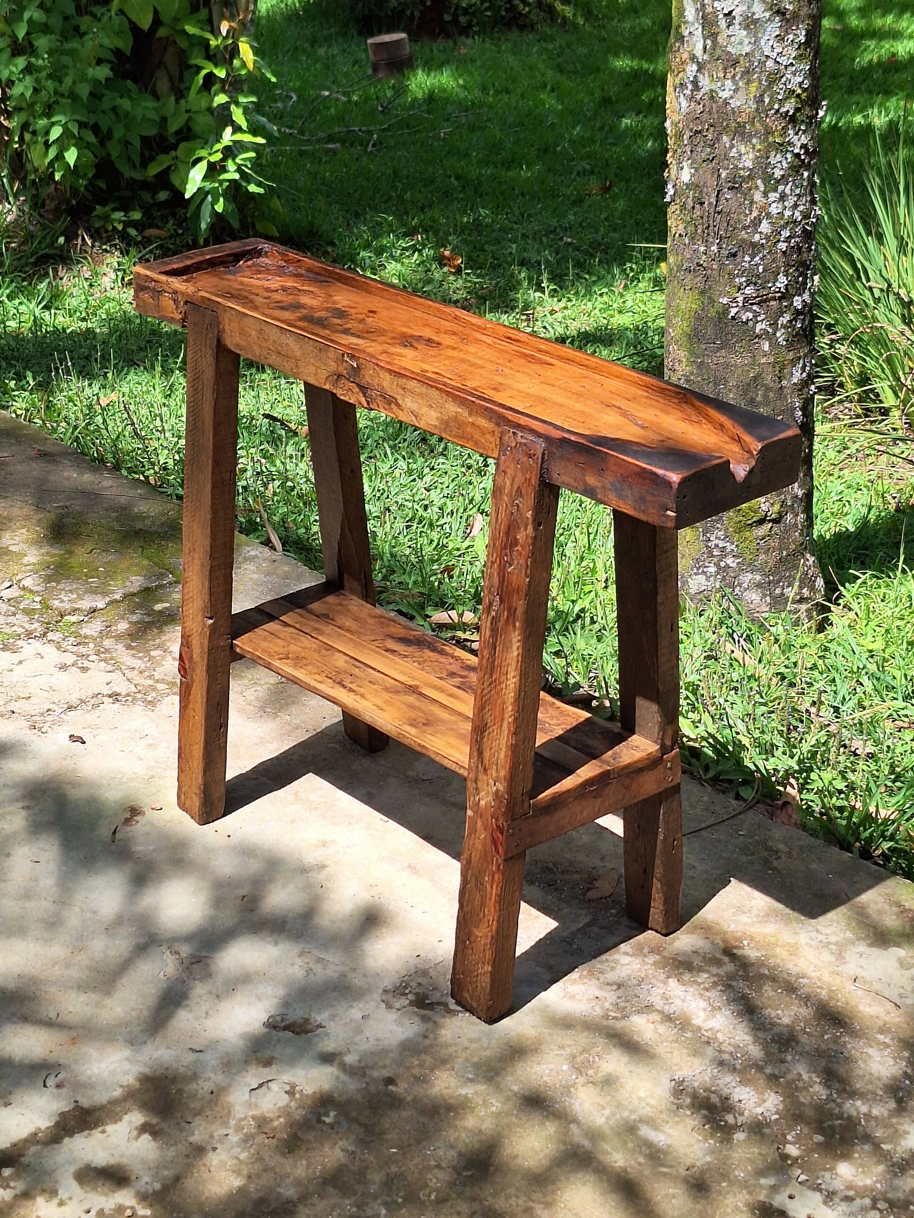 Queijeira Rústica Madeira Maciça Garimpo Mineiro