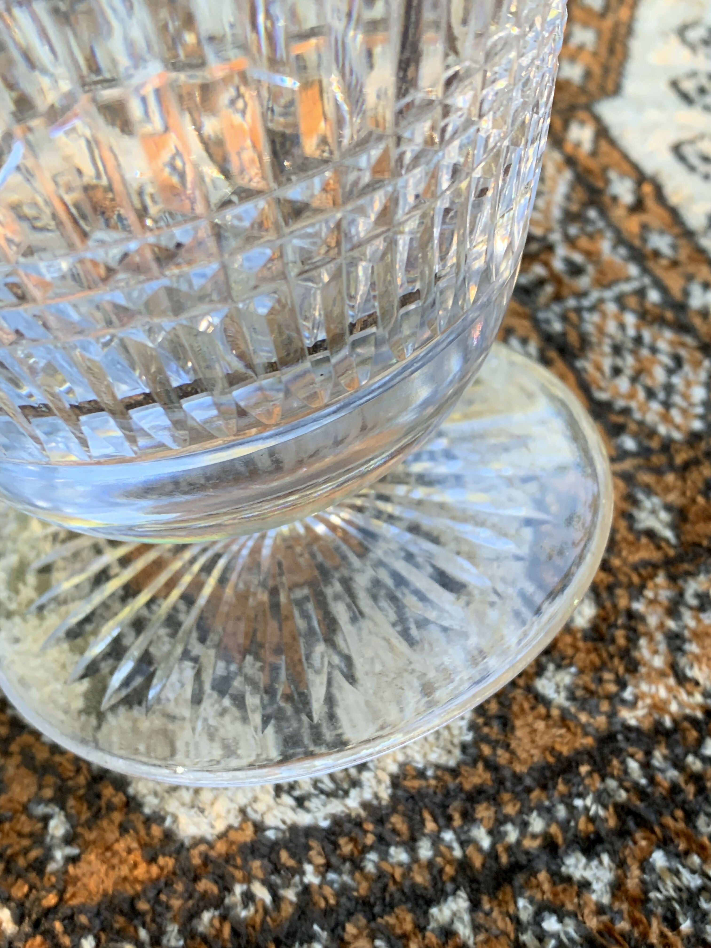 Licoreira Garrafa em Cristal Tcheco