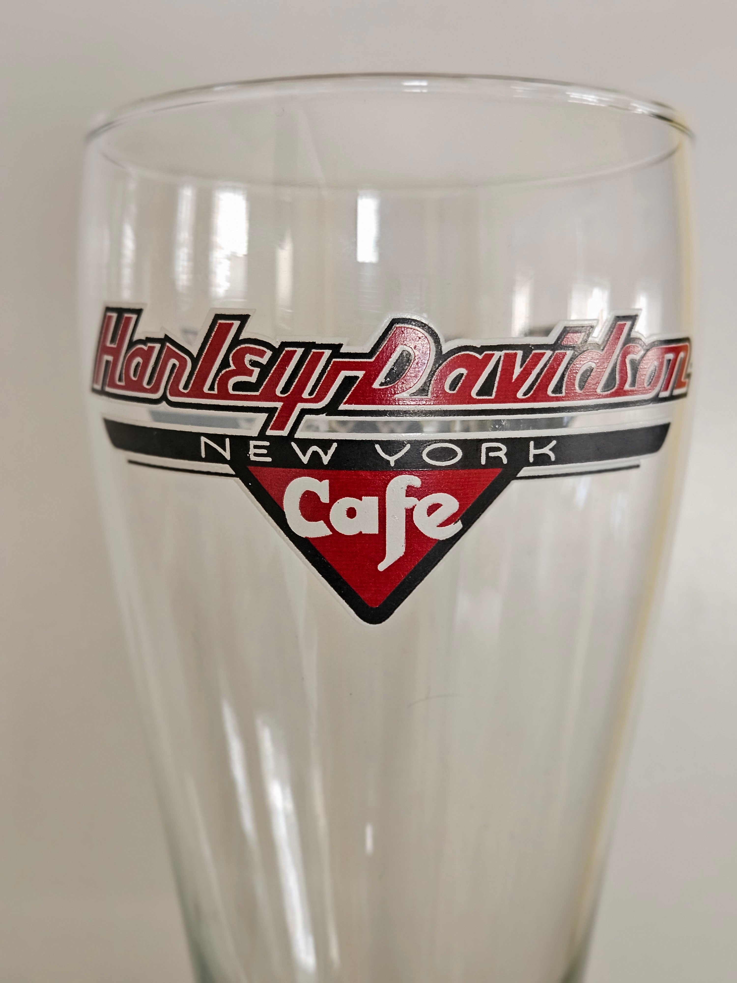 Copo Pilsner Harley-Davidson Café Nova York Anos 90