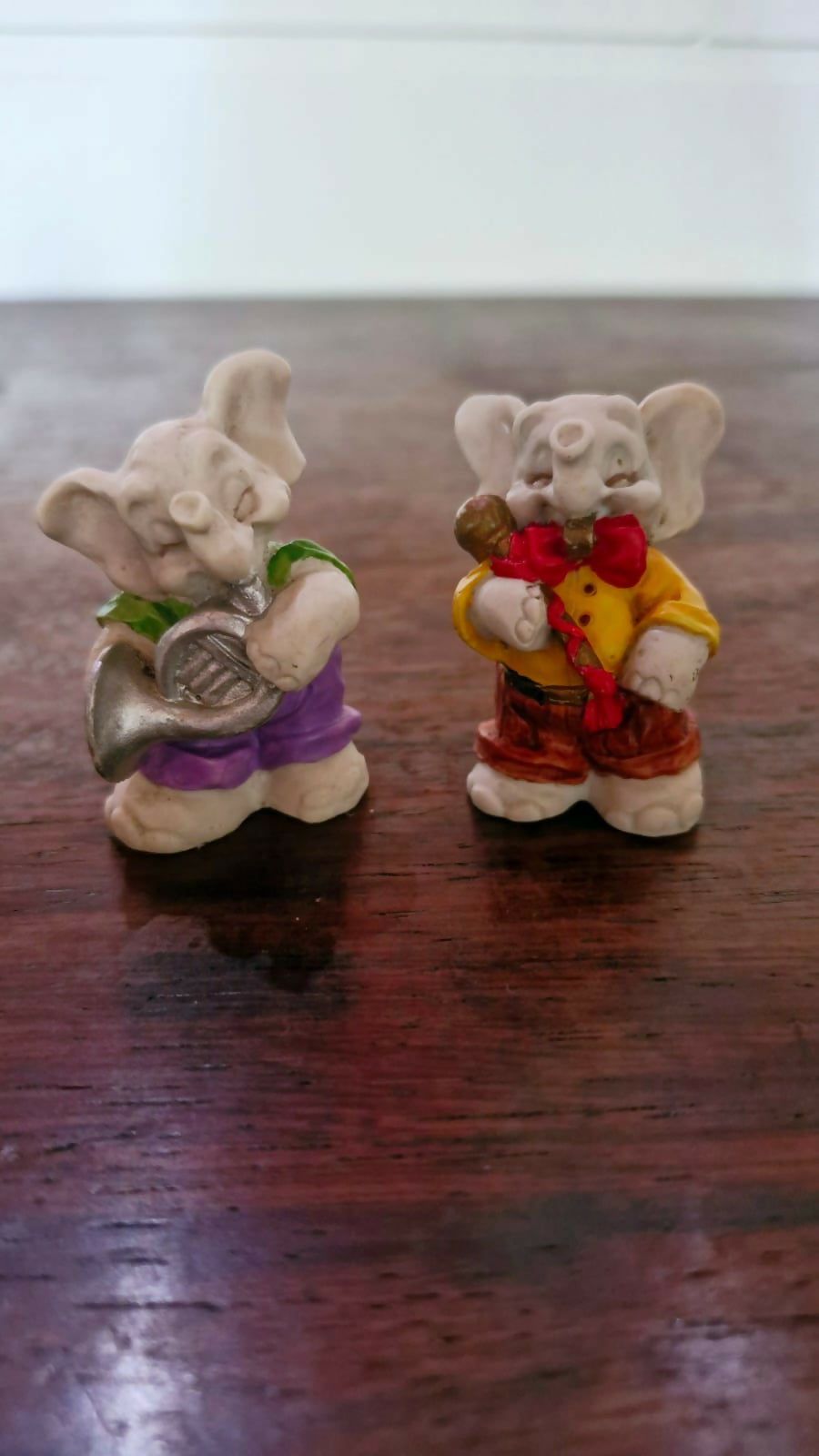 Rara Coleção de Elefantinhos Músicos