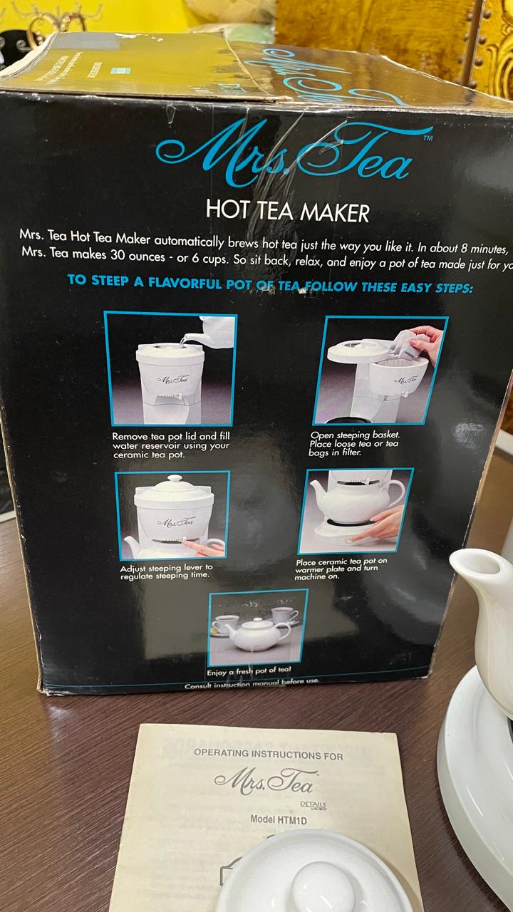 Chaleira elétrica vintage Mr.Tea