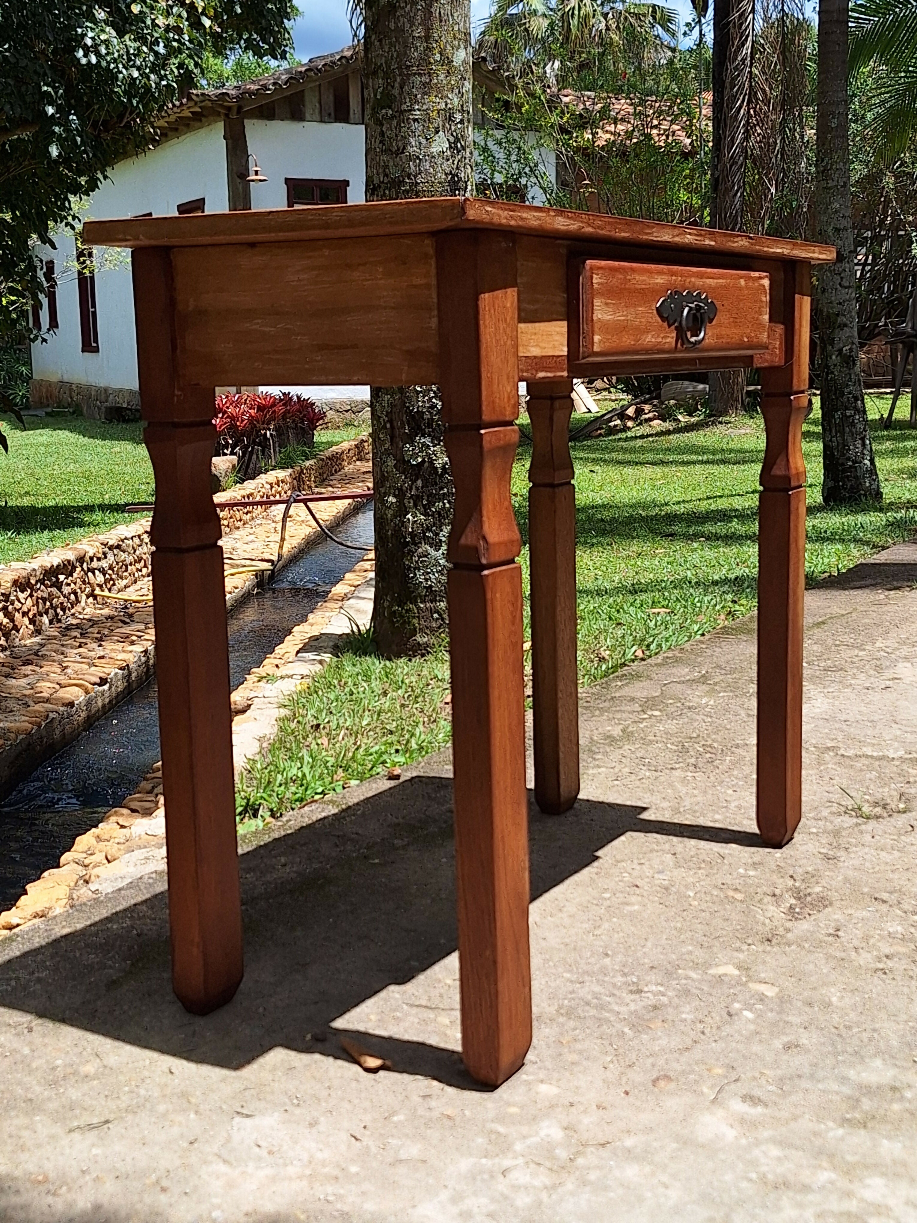 Mesa De Apoio / Aparador Madeira Maciça