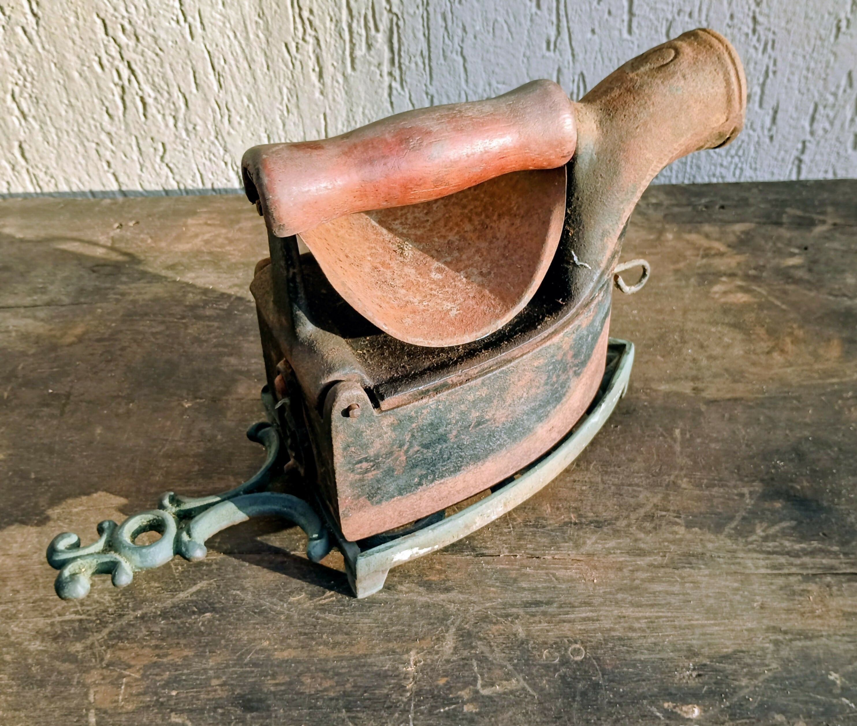 Ferro de passar a brasa completo