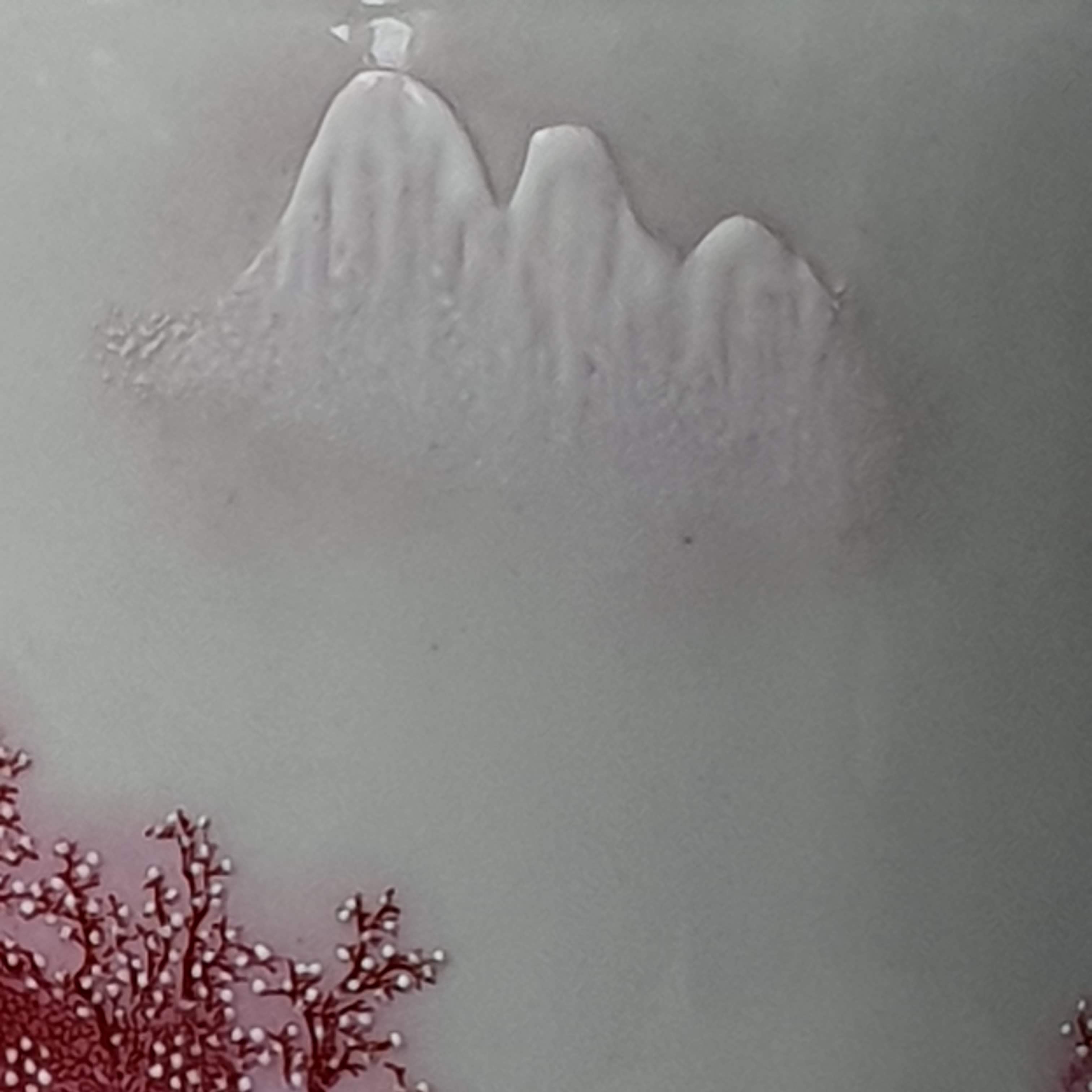 GRANDE VASO CELADON COM PINTURA ARTESANAL