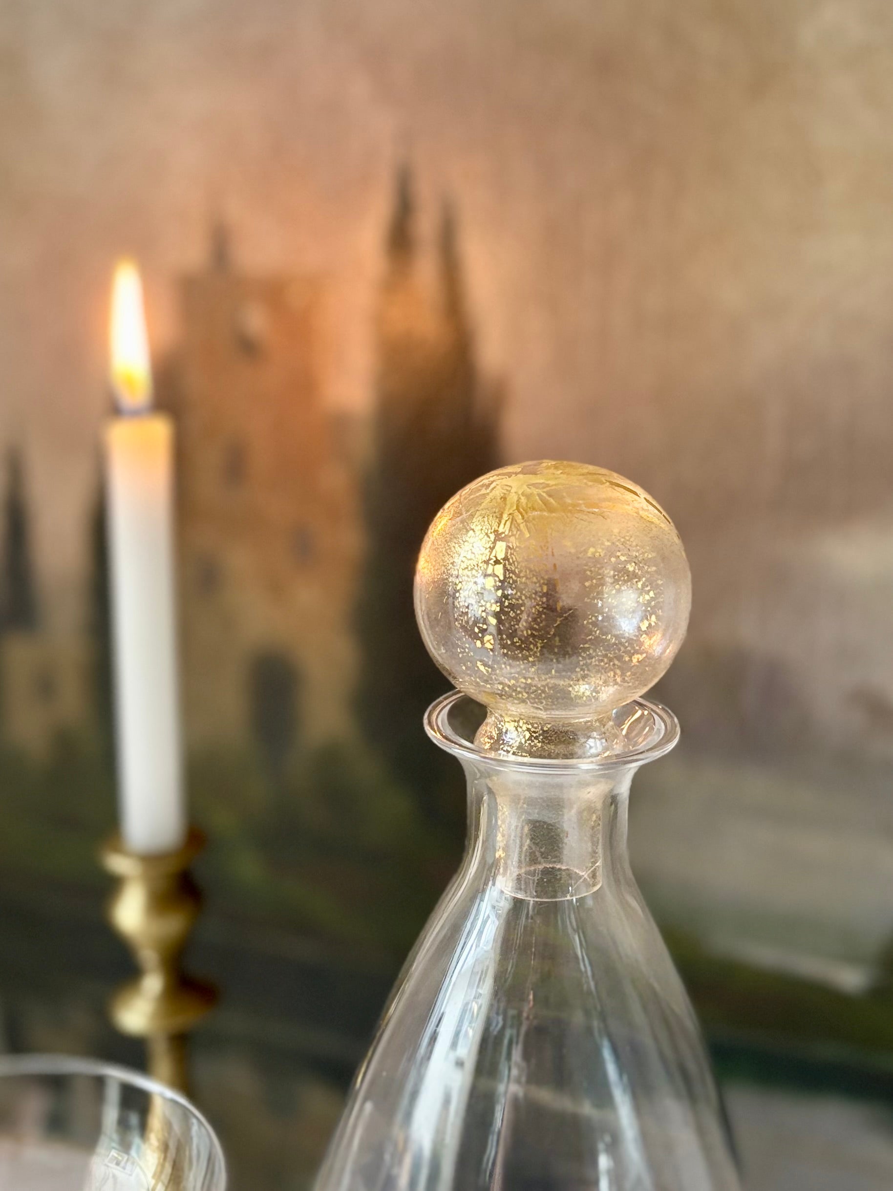 Decanter ou garrafa Murano autêntico
