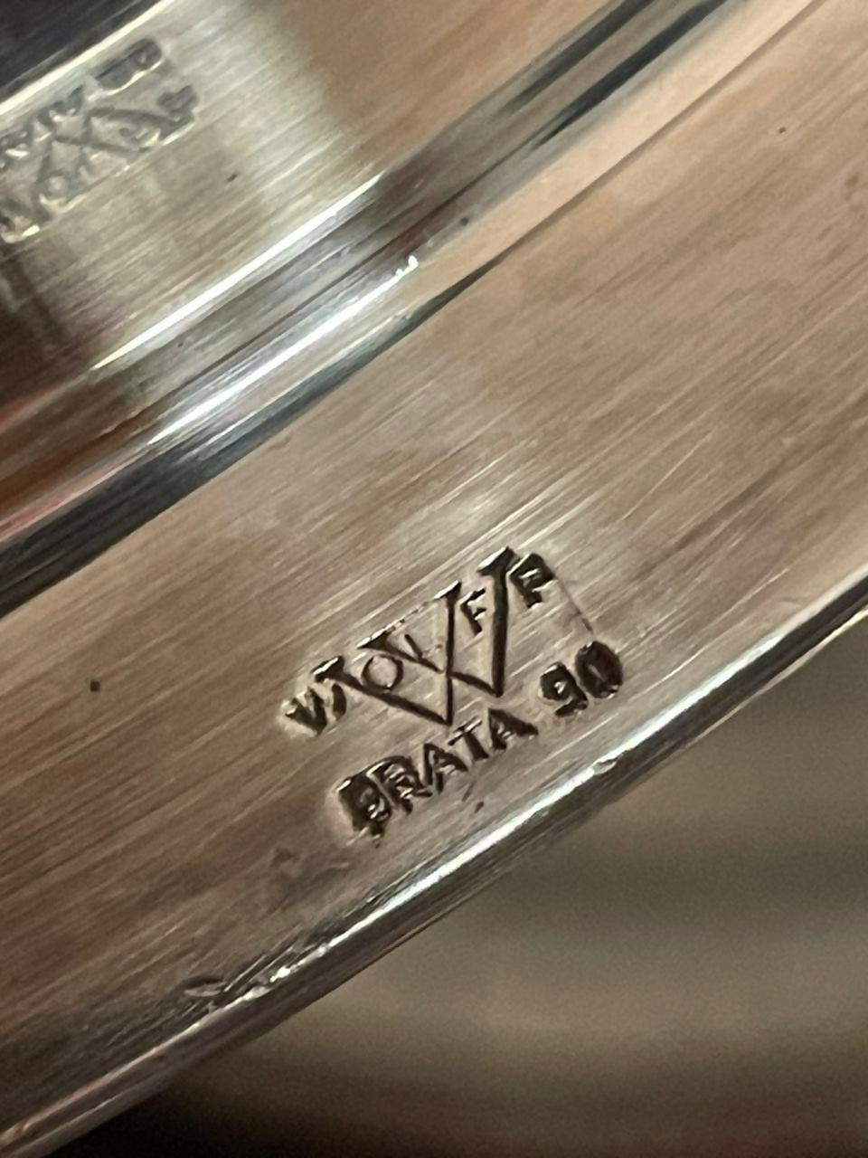 Sopeira com Presentoir em Metal Prateado Wolff (Prata 90)