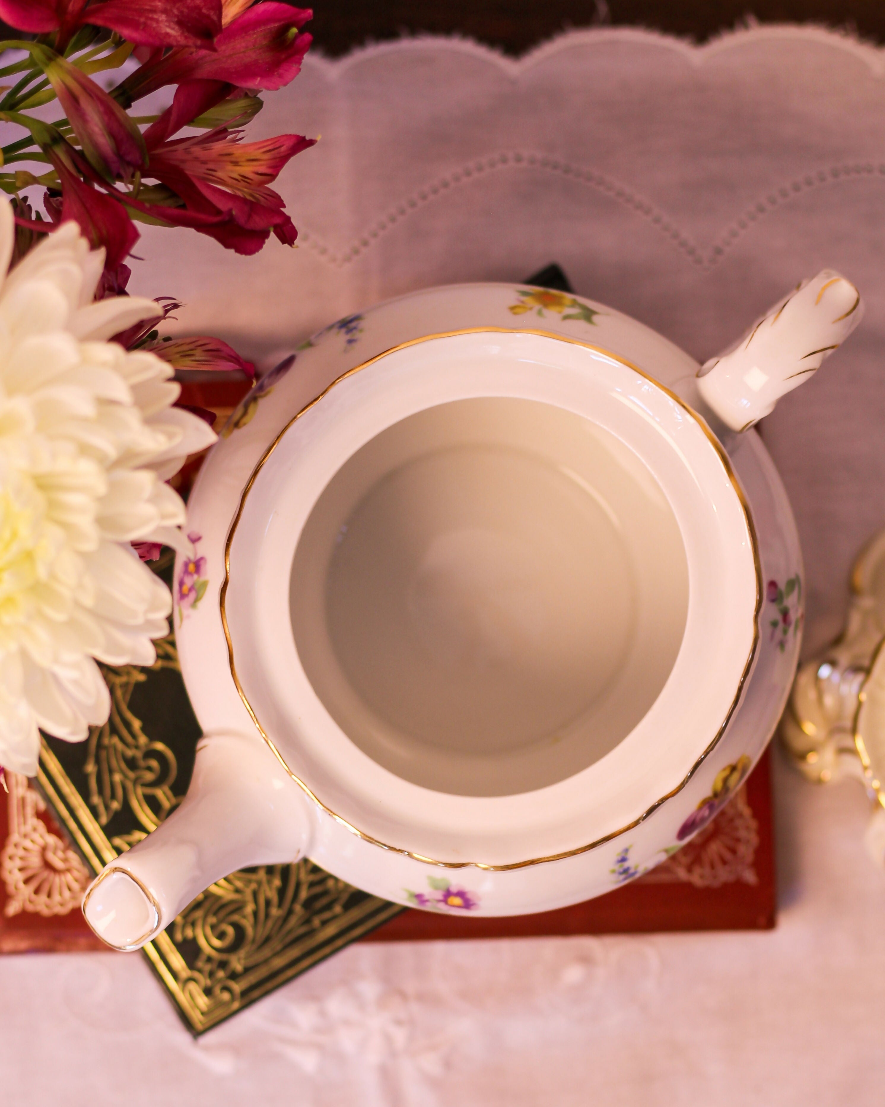 Bule de chá em Porcelana Tcheca Epiag