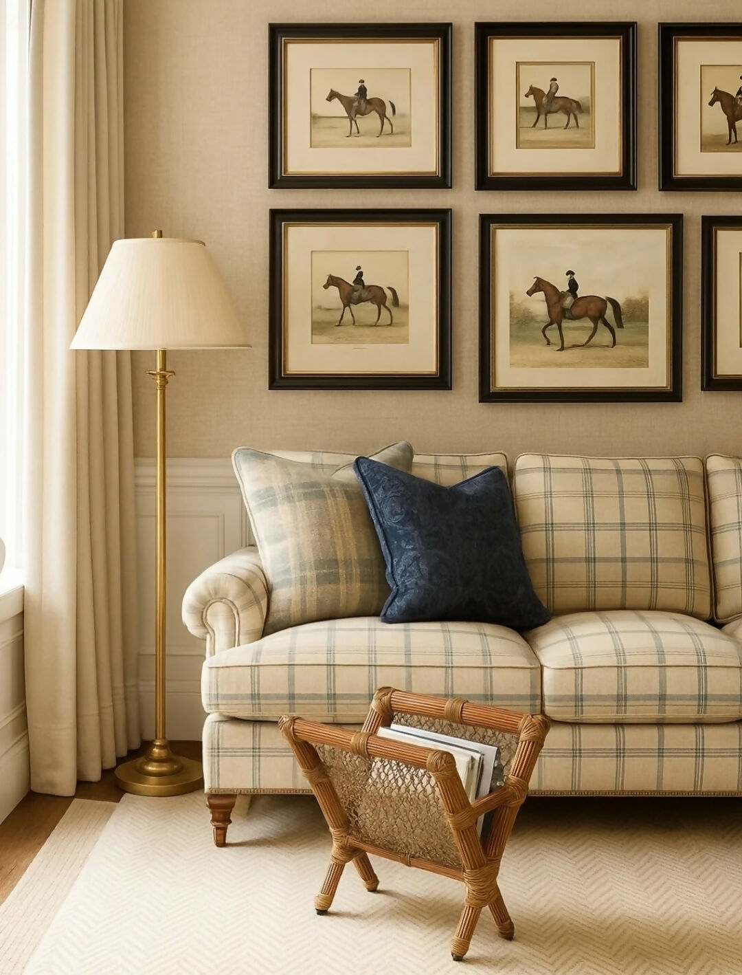 REVISTEIRO EM BAMBU E PALHA (EM 10X SEM JUROS)