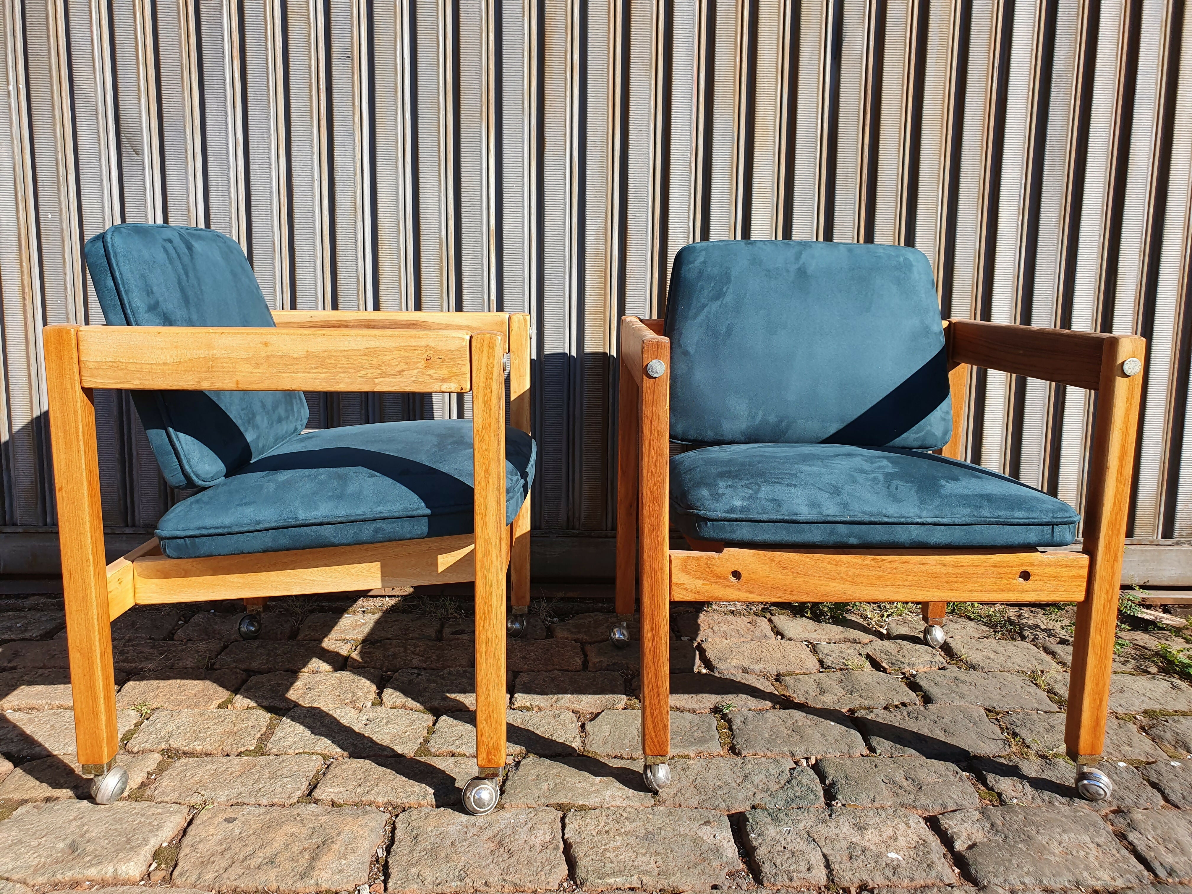 Par de poltronas Kiko Sérgio Rodrigues