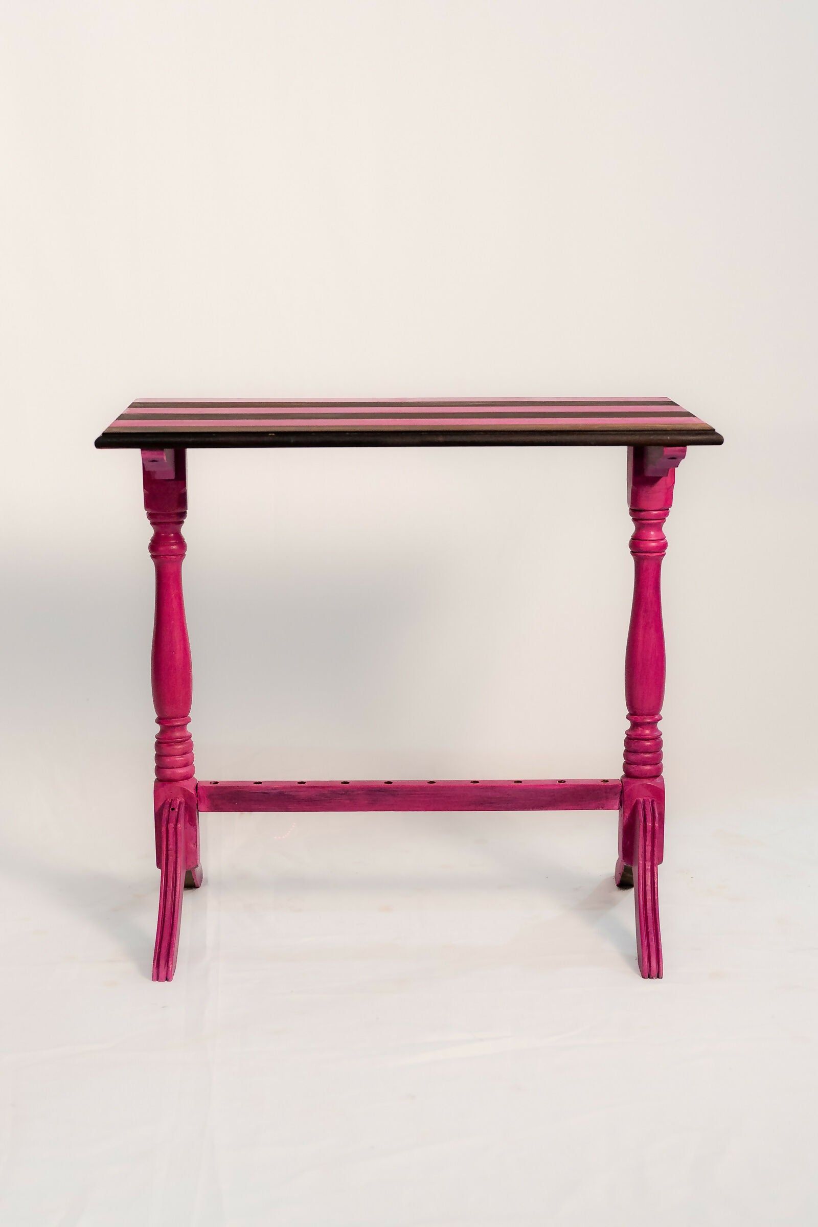 Mesa Lateral Rosa listras