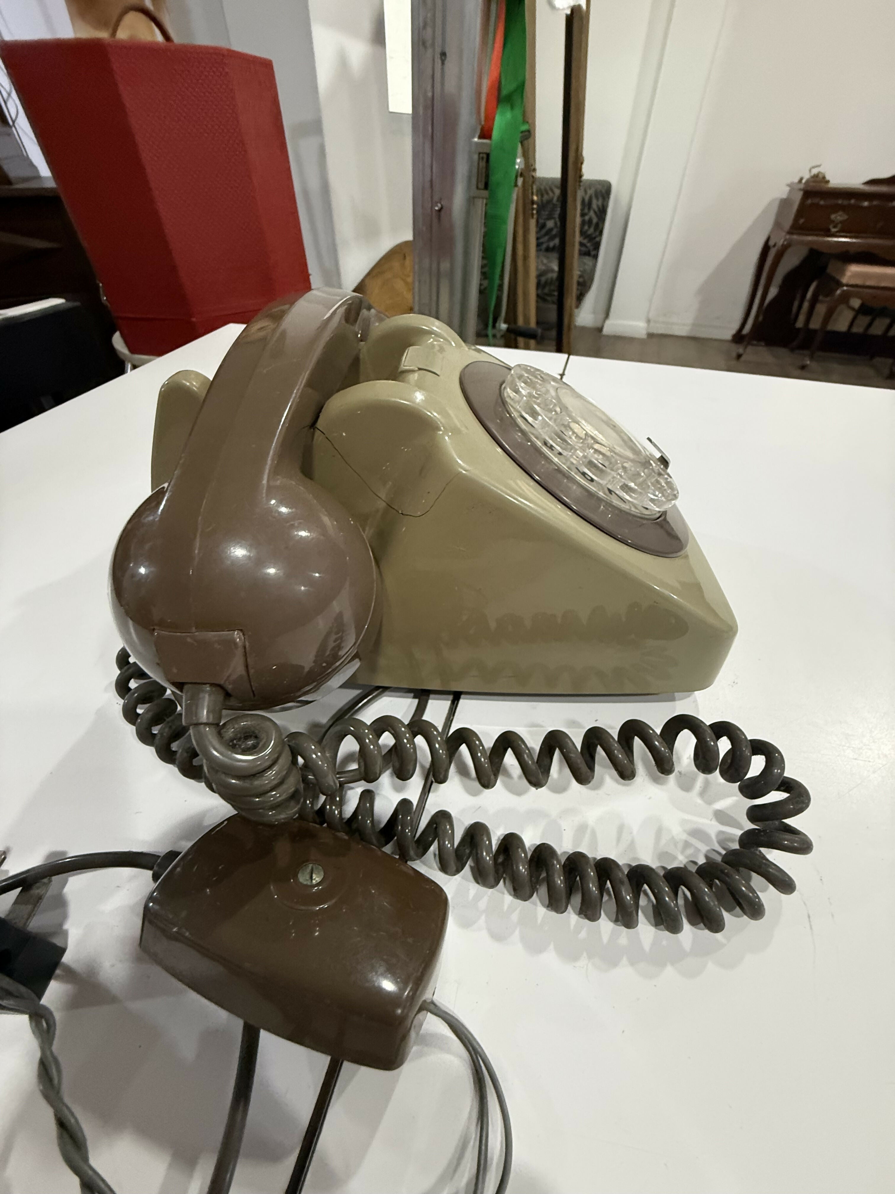 🌟 Telefone Inglês PLESSEY – Década de 1960/70 – Peça Original de Colecionador 🌟