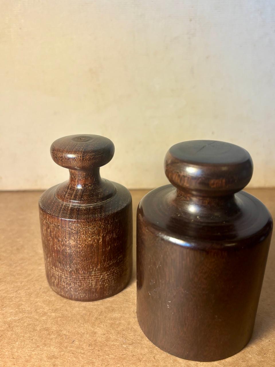 Dupla de esculturas torneadas em jacarandá (DMCPS_089)