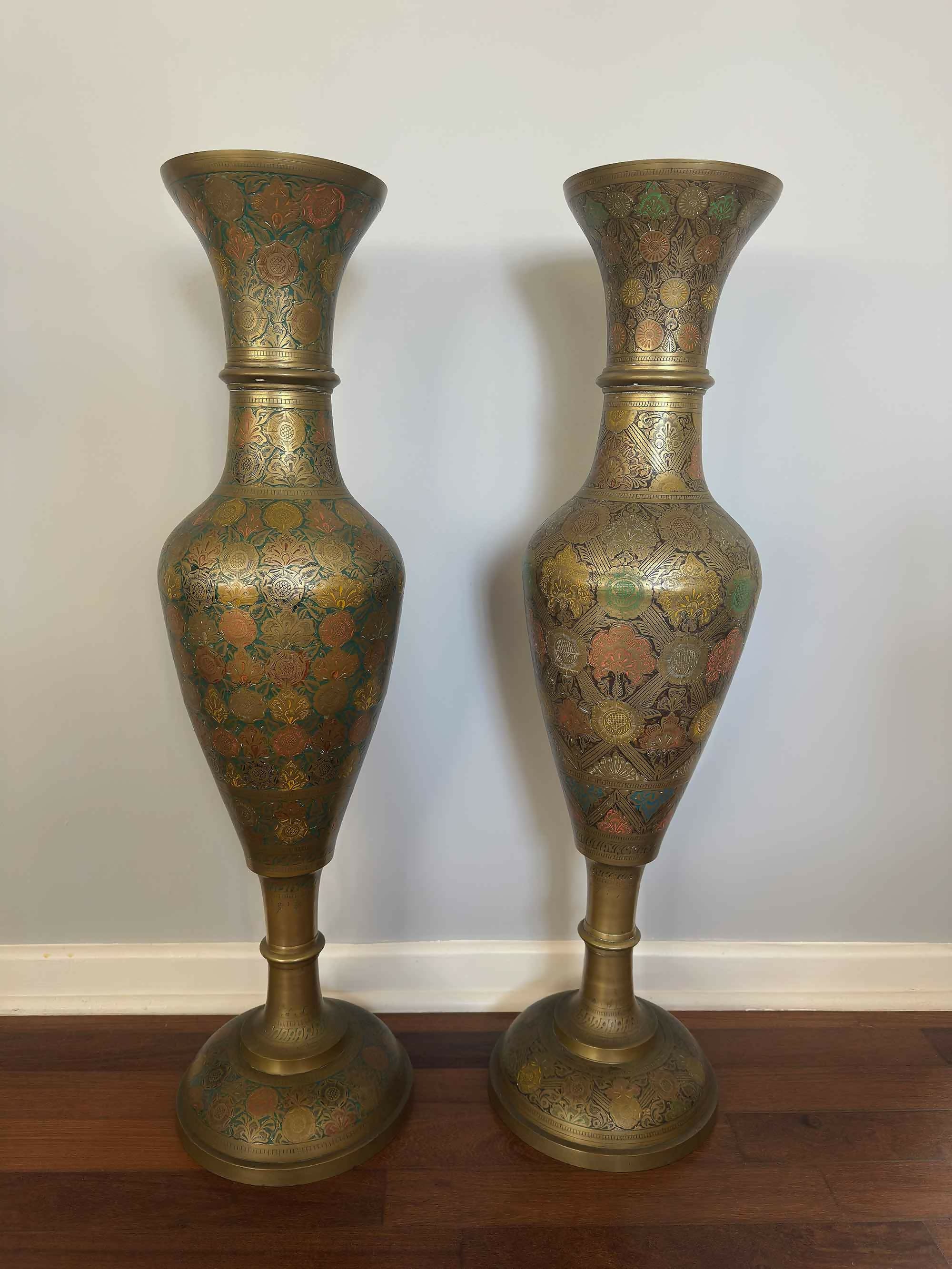 Vasos indianos vintage - anos 70