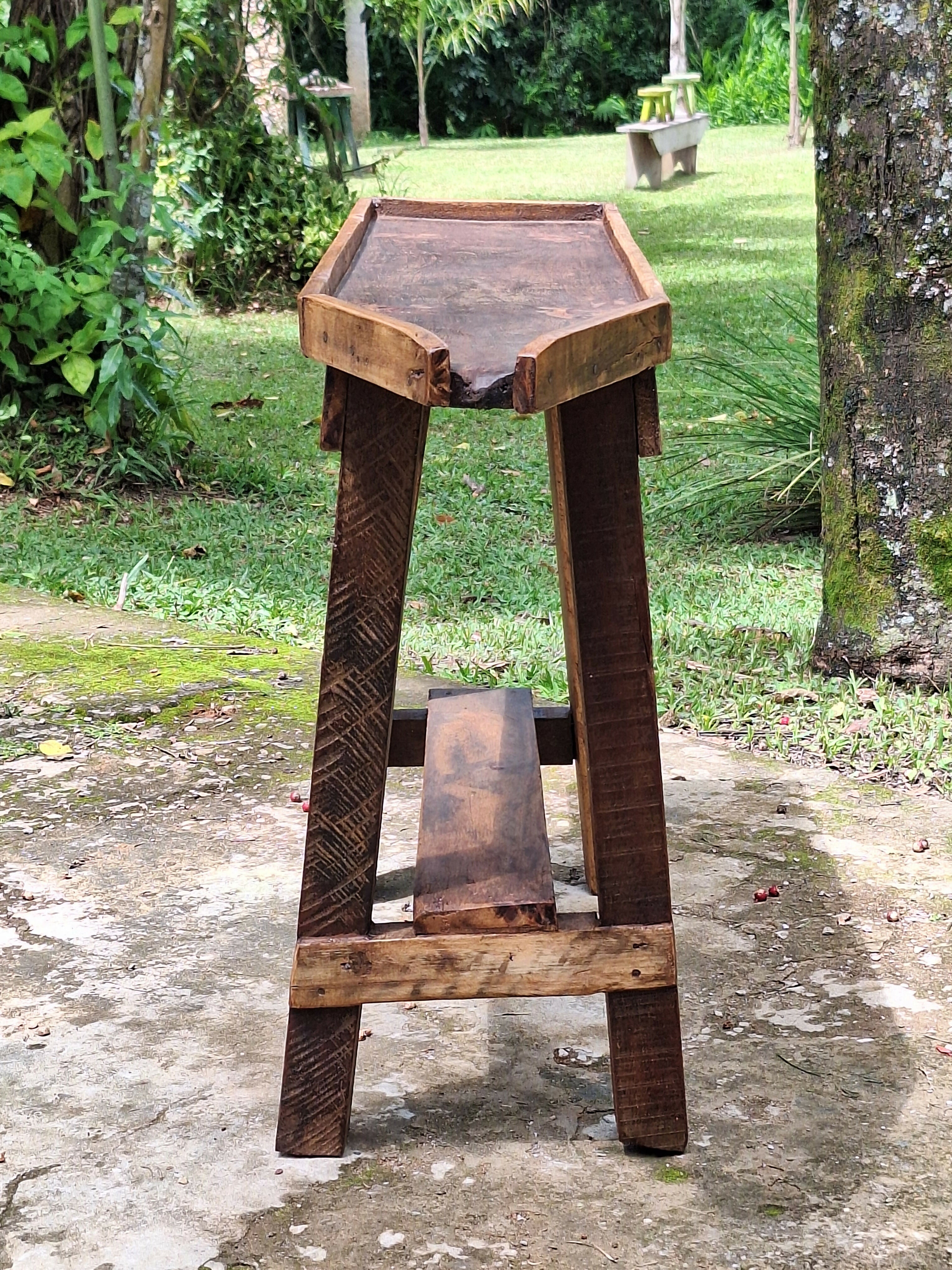 Queijeira Rústica Madeira Maciça Garimpo Mineiro