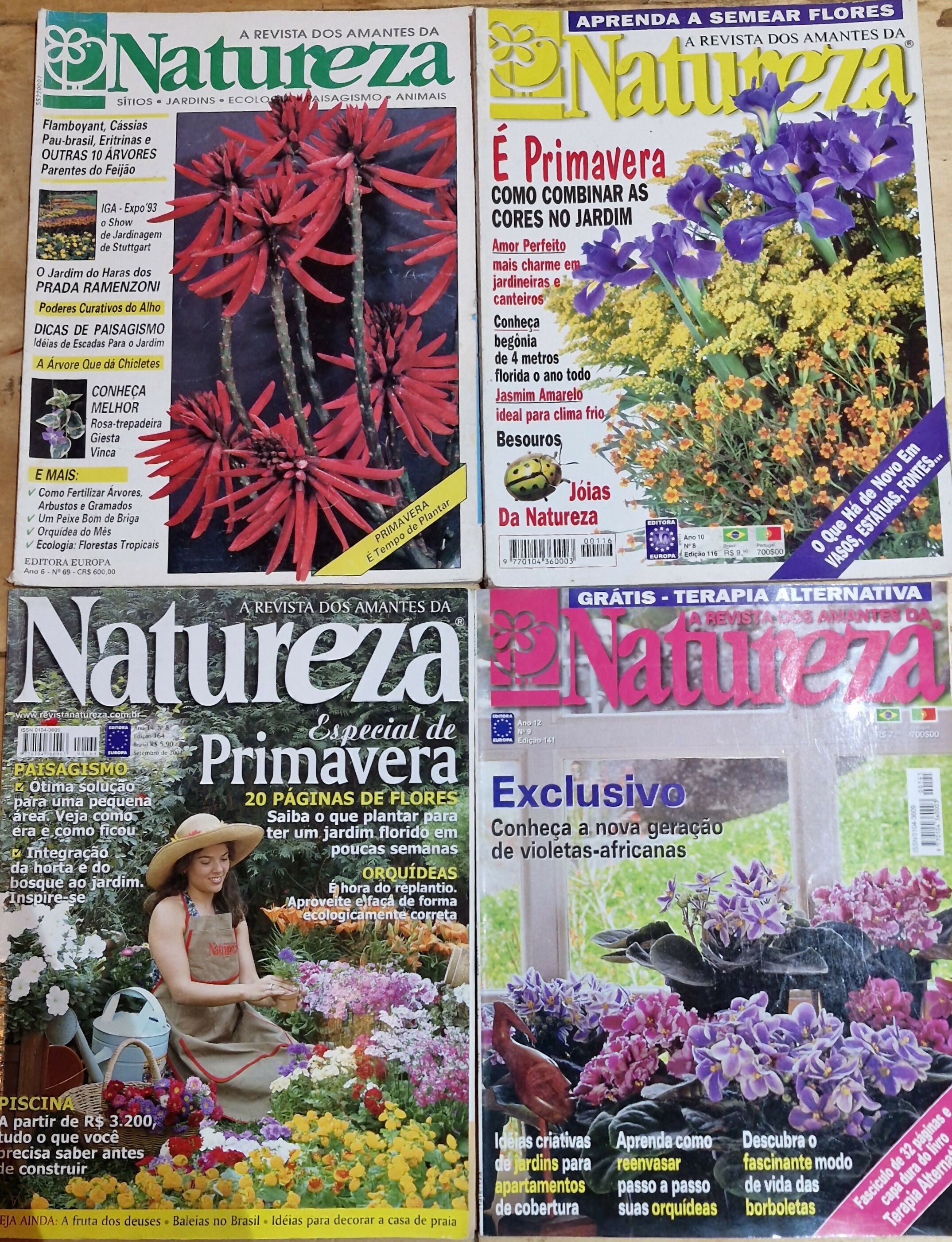 15 Raras edições da revista natureza com amplo conteúdo