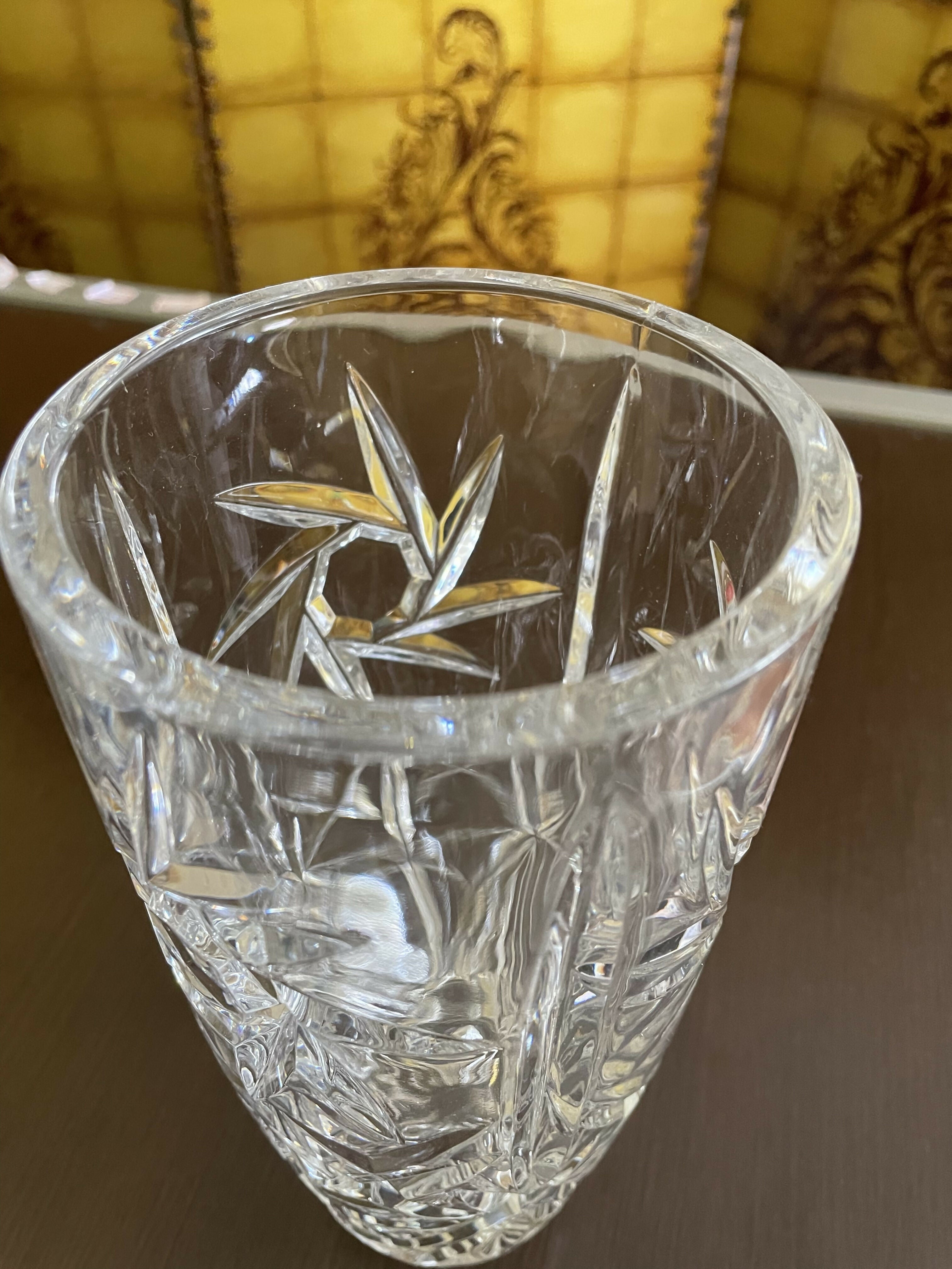 Vaso de Cristal lapidado pequeno