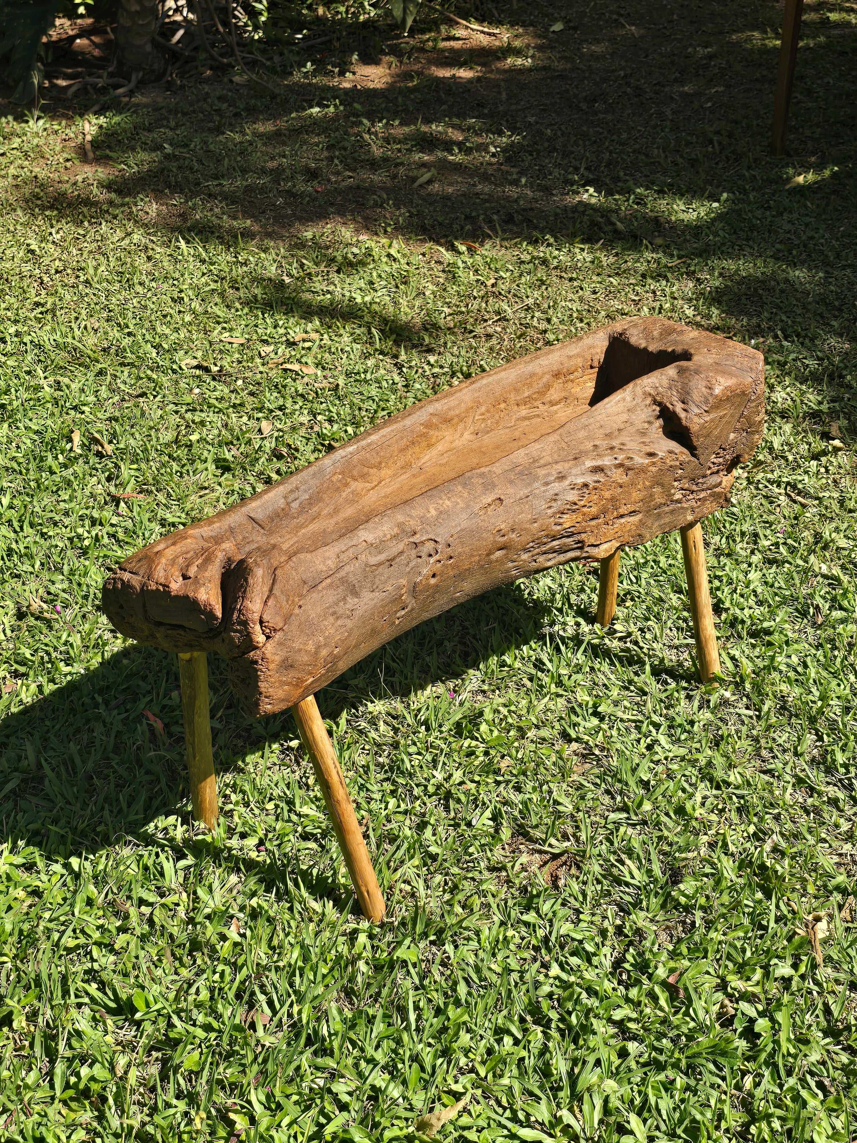 Cocho de Roça Madeira Maciça Garimpo Mineiro