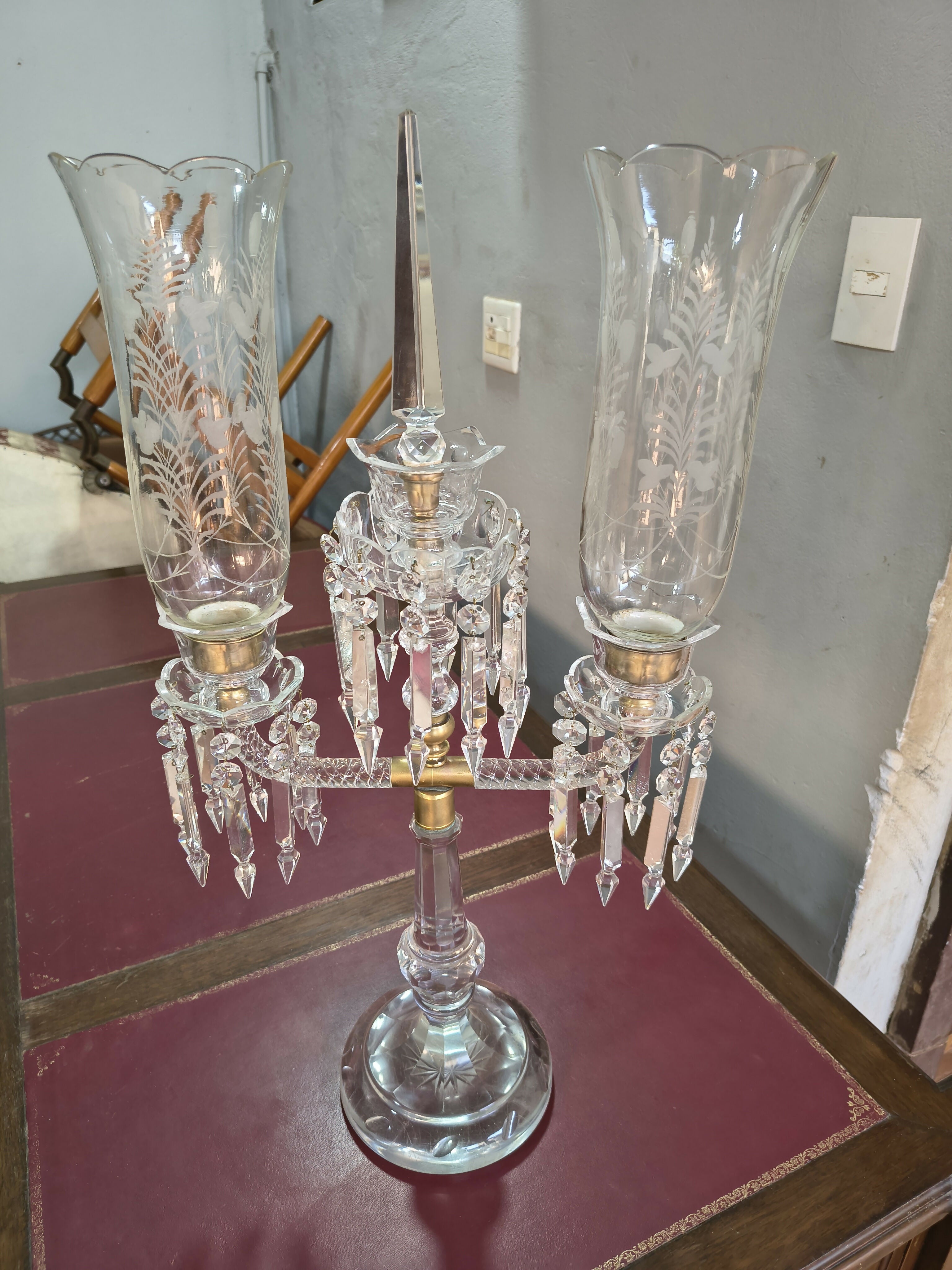 Castiçal Antigo Baccarat