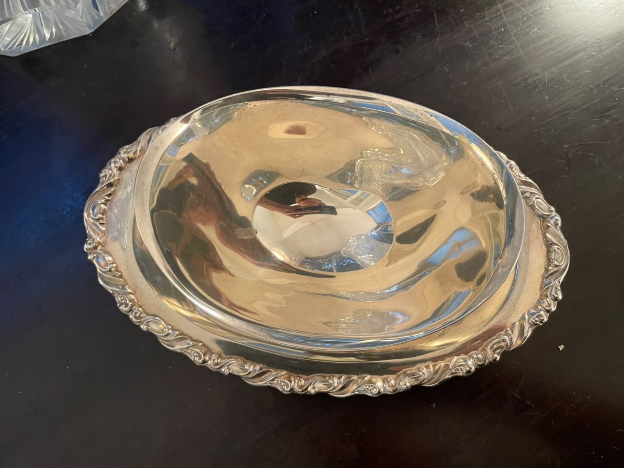 Prata 90 - Molheira com Presentoir Oneida Silversmith