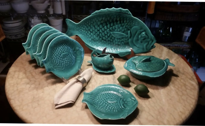 Jogo jantar inglês antigo e selado