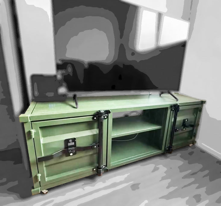 Rack / Aparador / Buffet com estilo industrial - Visual de container