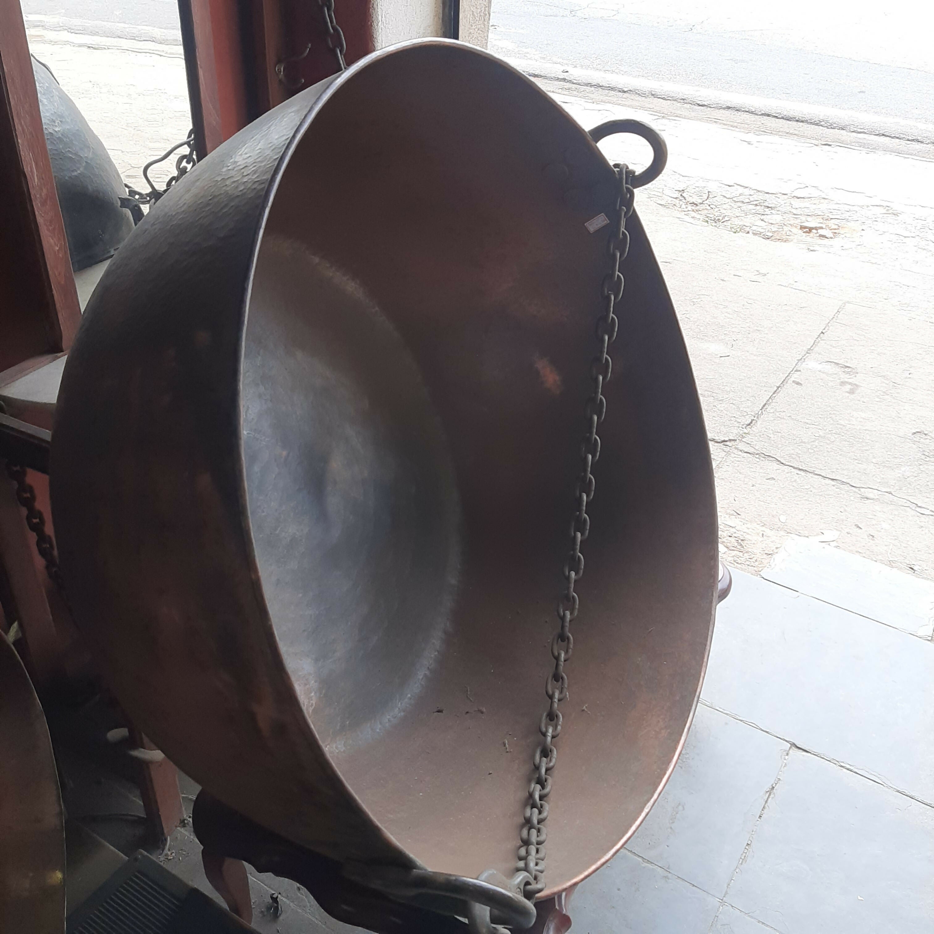 Antigo tacho de cobre 400L