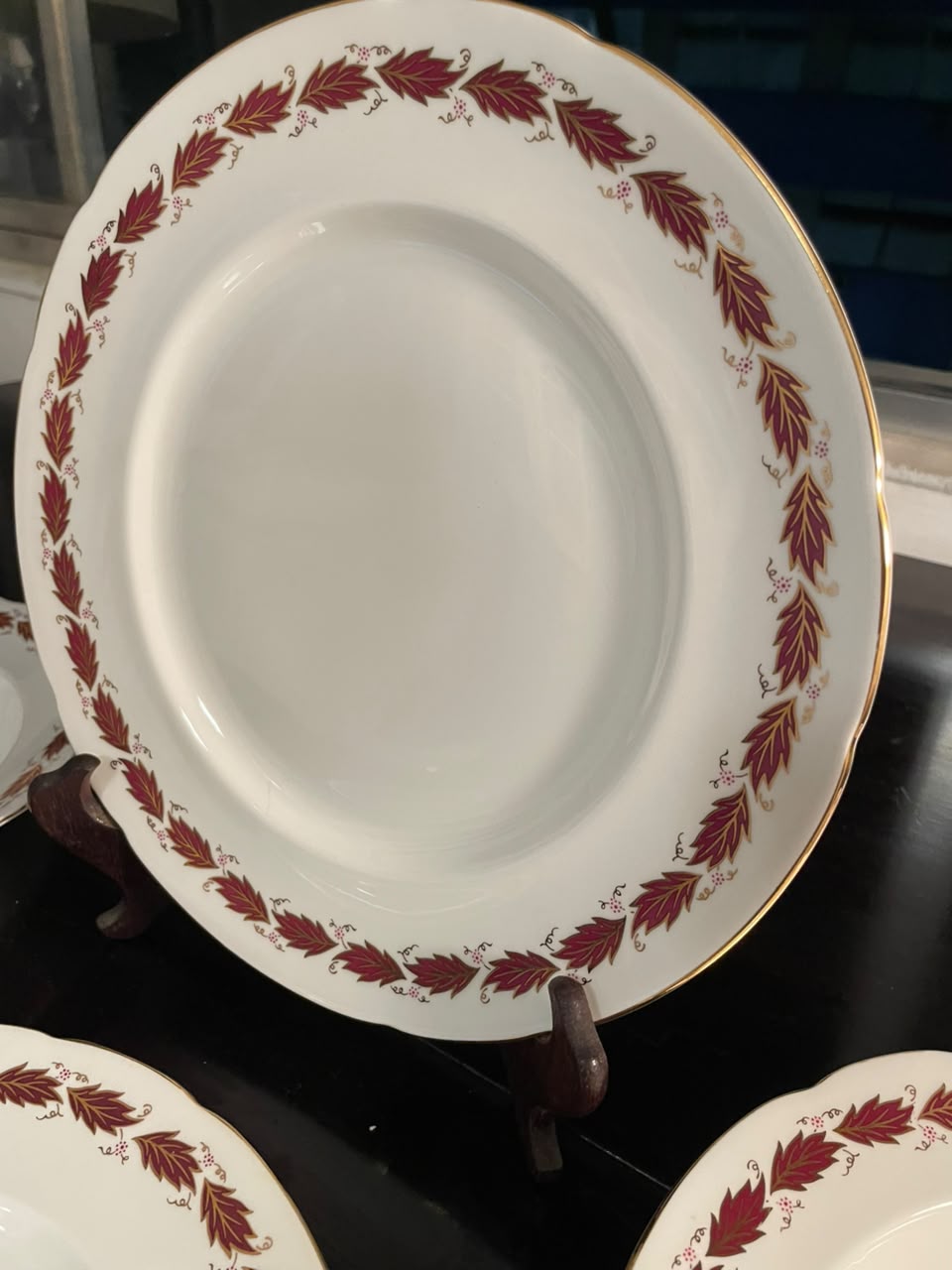 Bone China - 4 pratos ingleses Paragon em porcelana fina de ossos