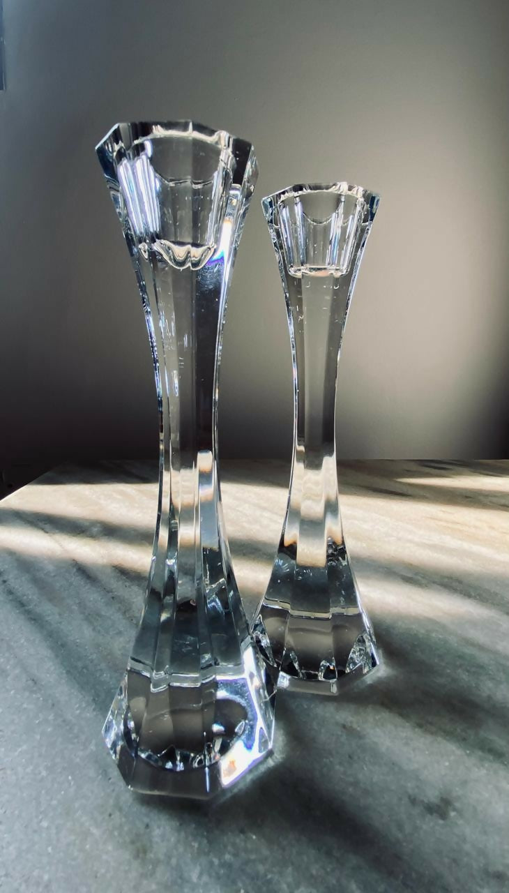 Par de Castiçais em Cristal (DMCPS_075)