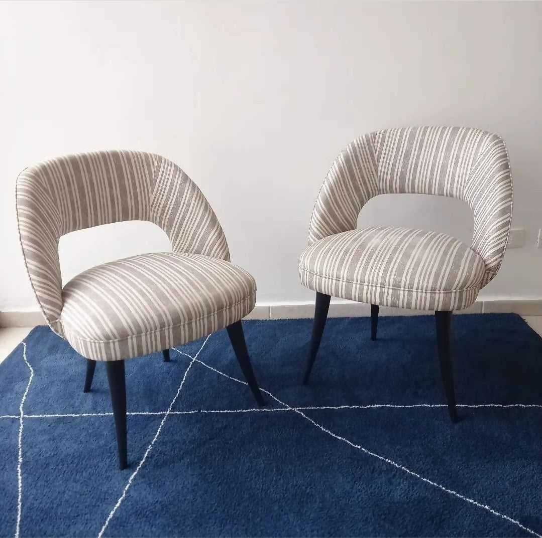 PAR DE POLTRONAS ANOS 50 GIUSEPPE SCAPINELLI