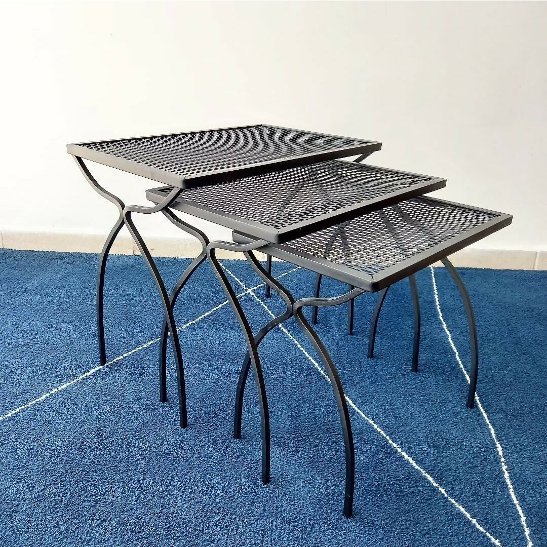 MESAS NINHO EM FERRO ANOS 50 (DESIGNER MAURIZIO TEMPESTINI)