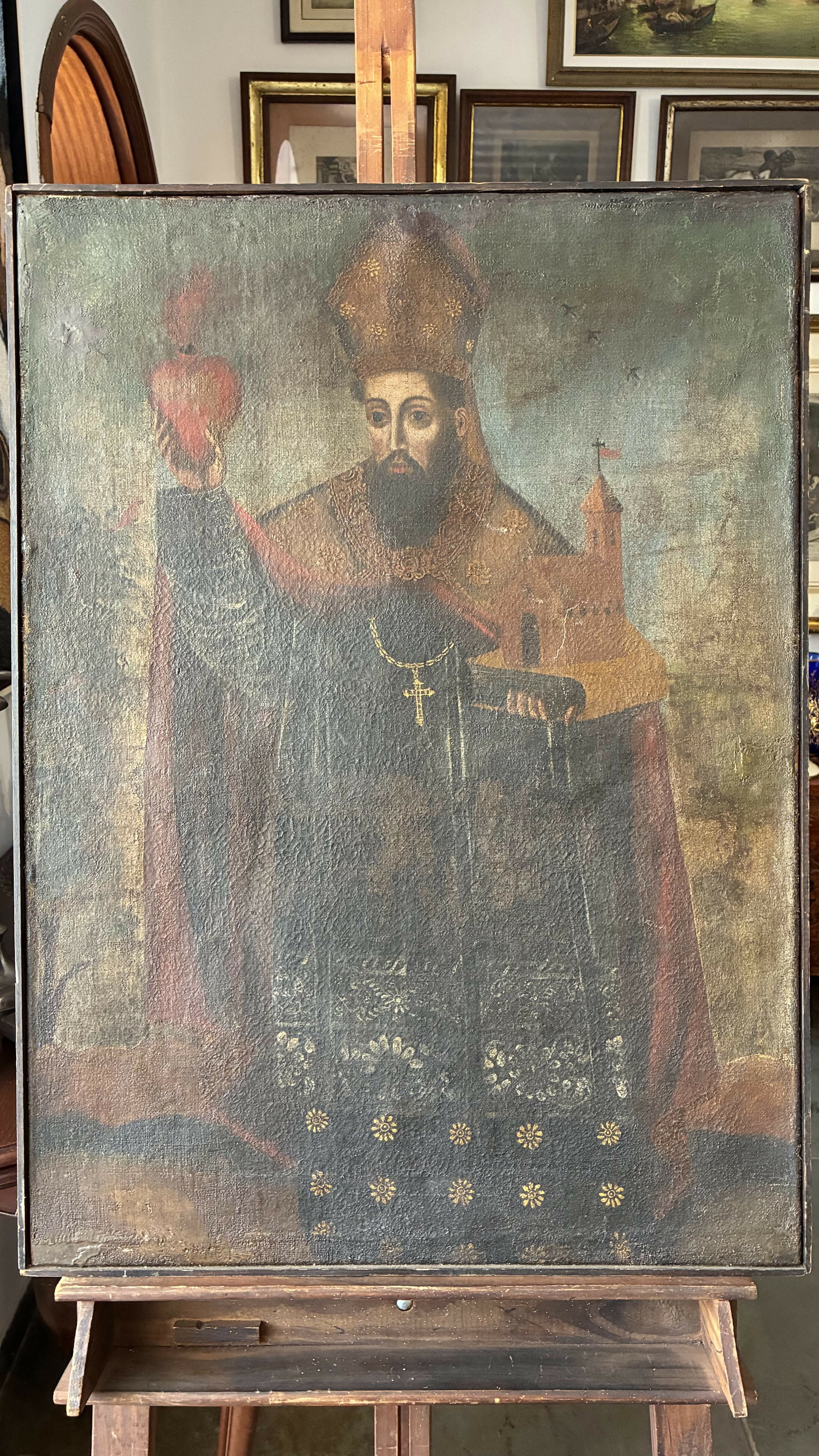 Quadro / Tela Cusquenha – Século XIX