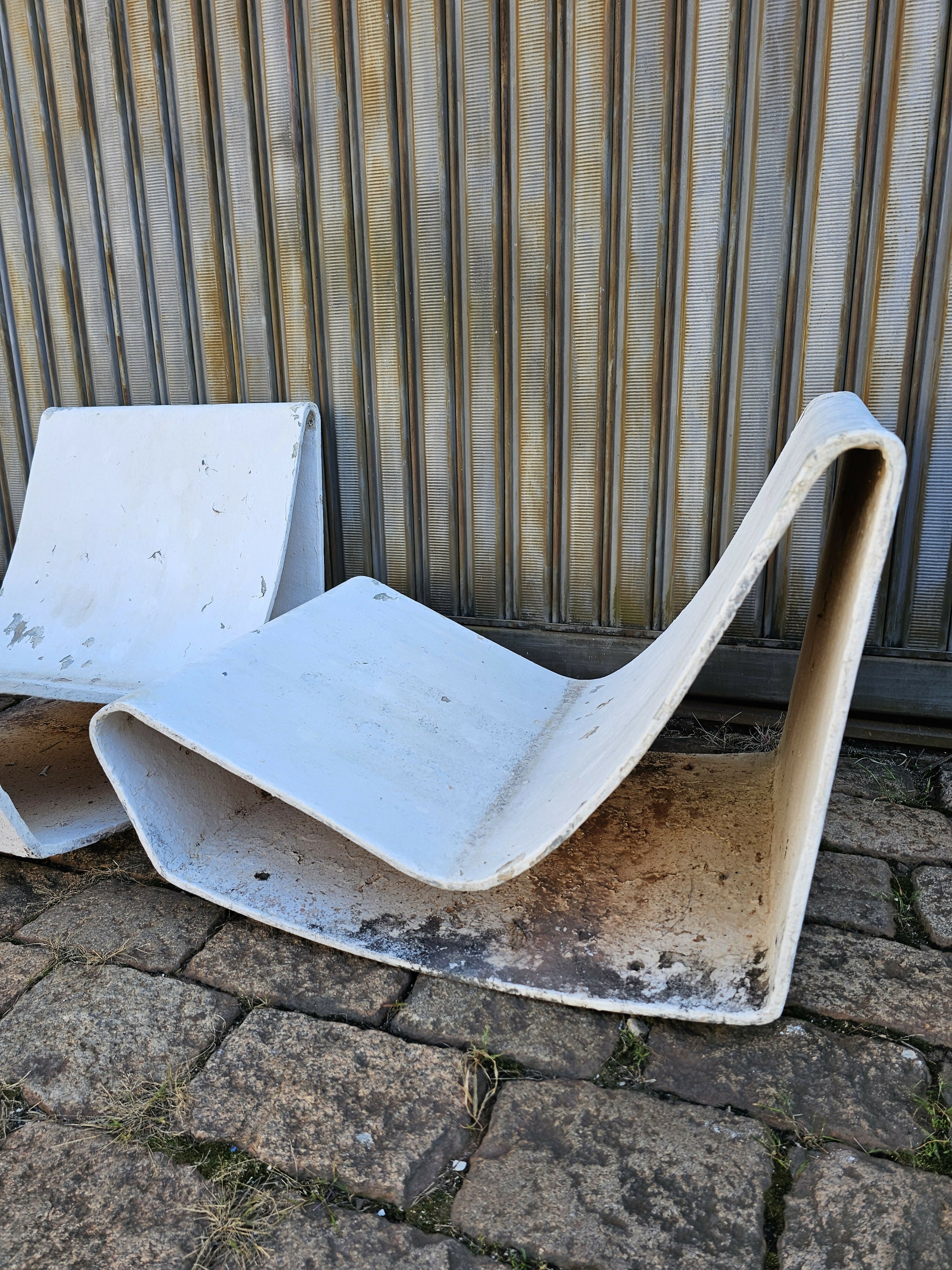 Trio de Poltrona Loop Chair Willy Guhl
