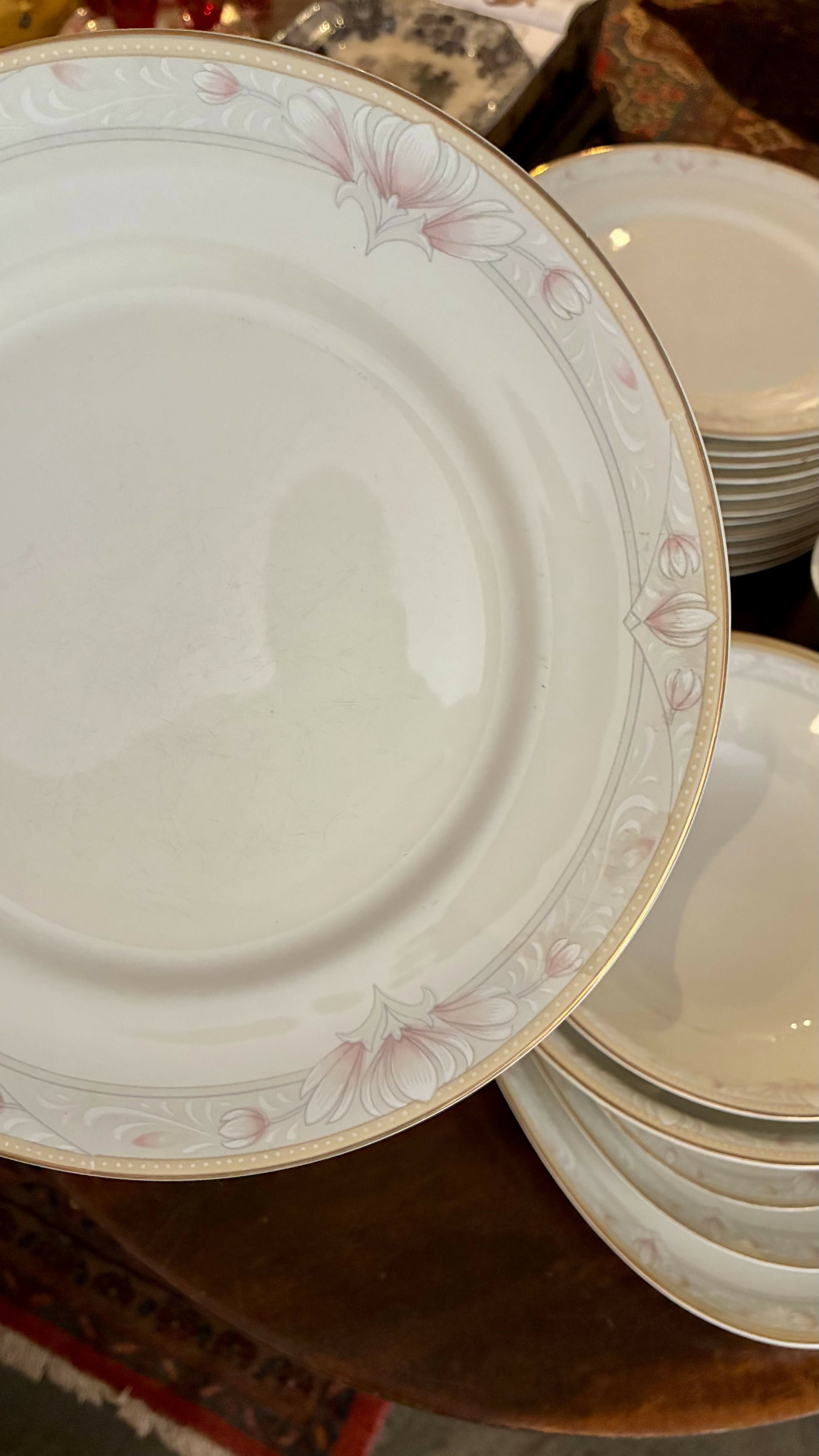 Aparelho de Jantar Schmidt Ivory China – 42 Peças