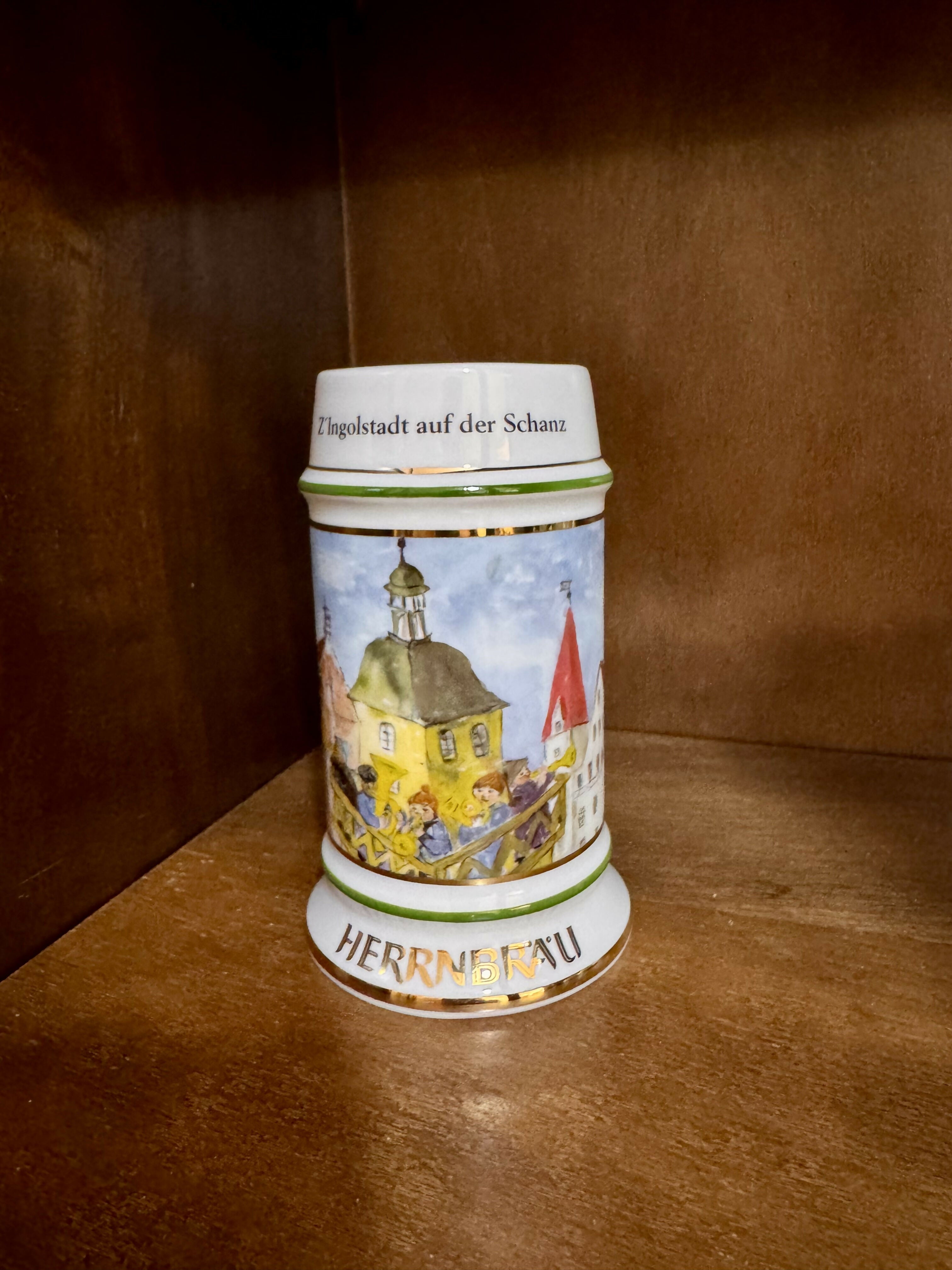Caneca de Porcelana Alemã Herrnbräu – Ingolstadt