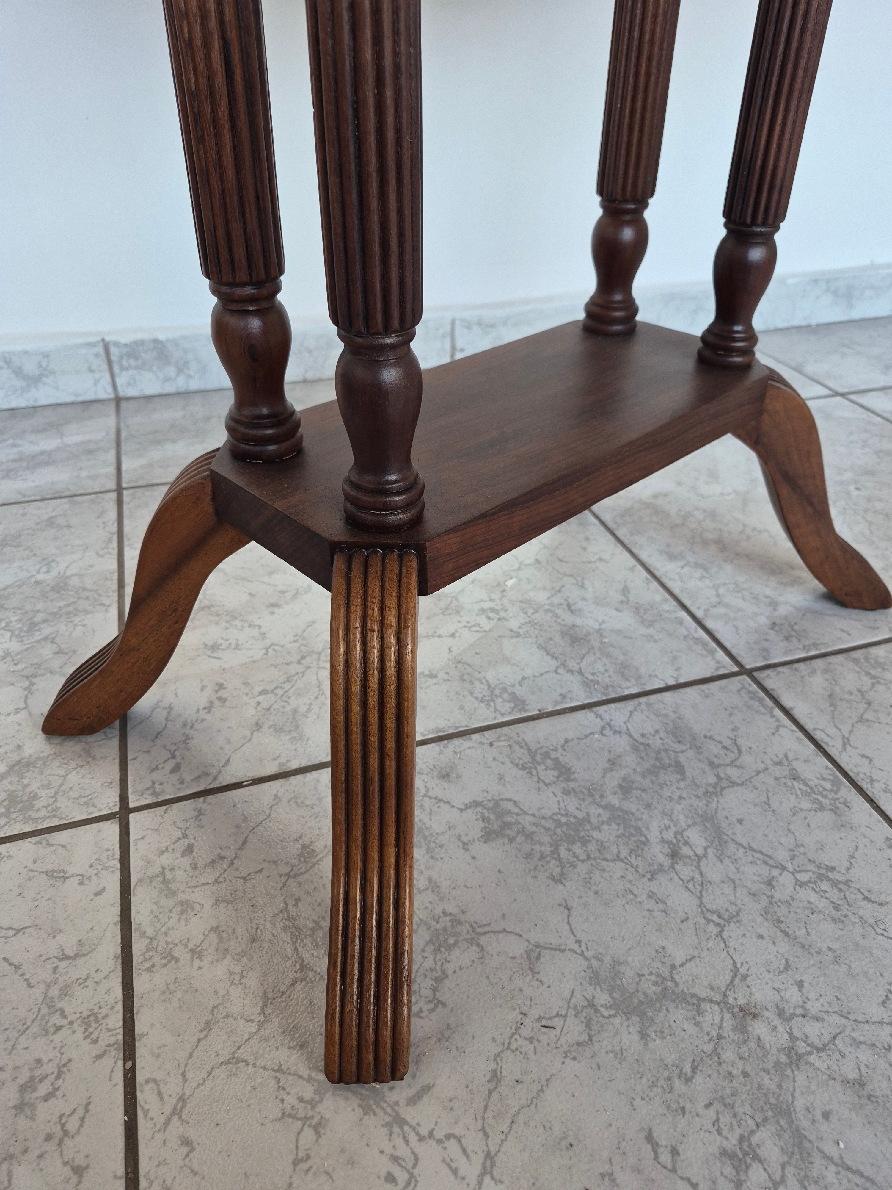 Mesa de apoio retangular ou lateral de jacarandá (restaurada) 