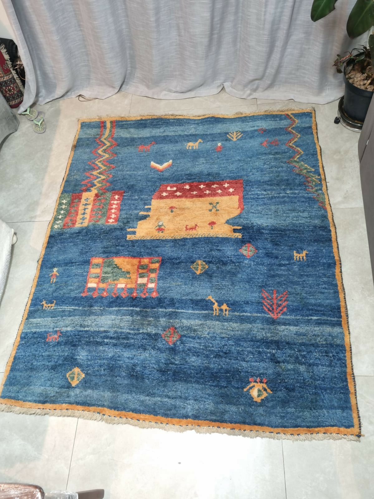 Tapete Gabbeh 1,95 x 1,65