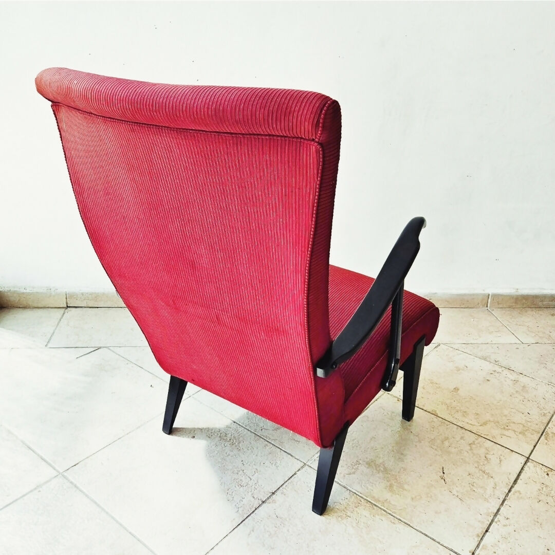 POLTRONA VERMELHA ANOS 50 ORIGINAL