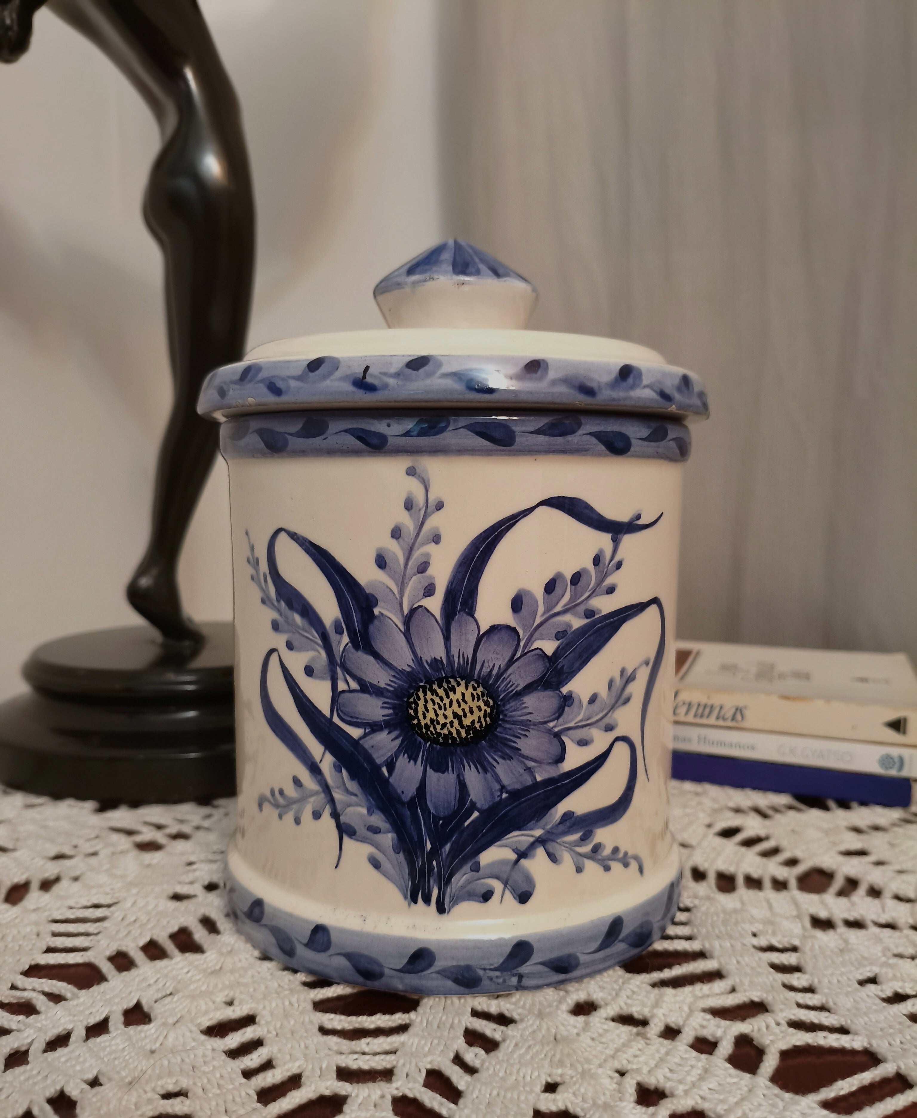 Potiche em cerâmica Luso Brasil