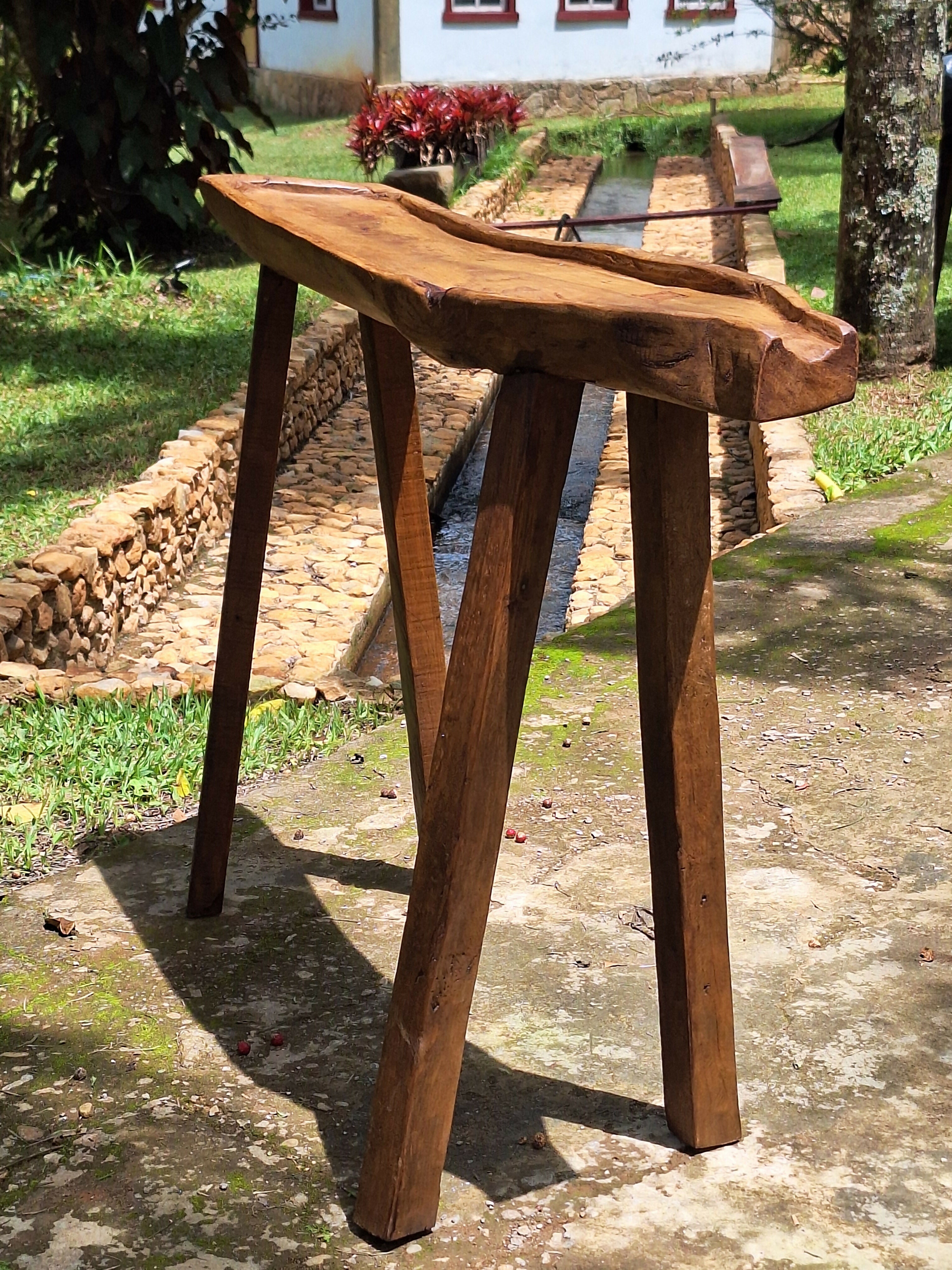 Queijeira Rústica Madeira Maciça Garimpo Mineiro