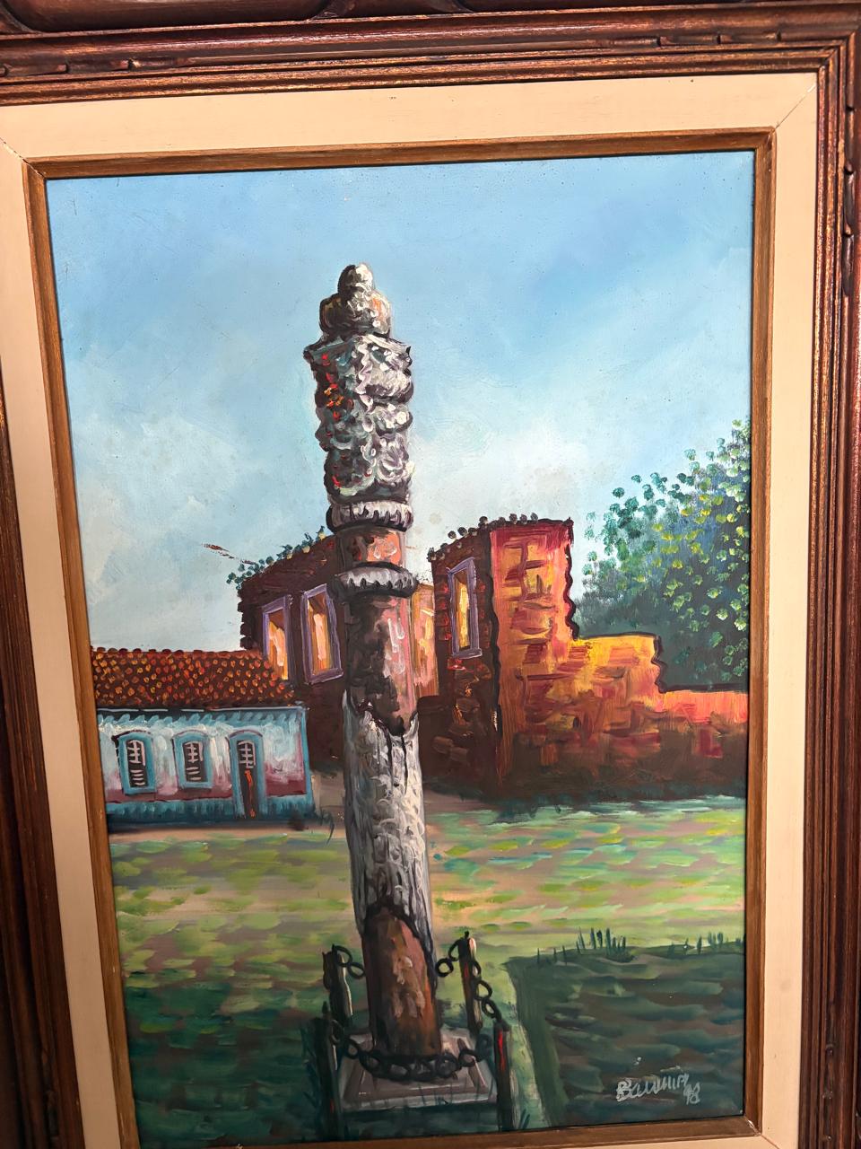 Quadro PAISAGEM de Bráulio – 1978 – PINTURA – 40 × 60 CM