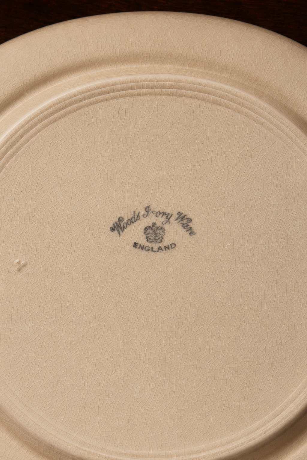 Prato de bolo Wood & Sons Ivory Ware Ø 30 cm (DMCPS_500)