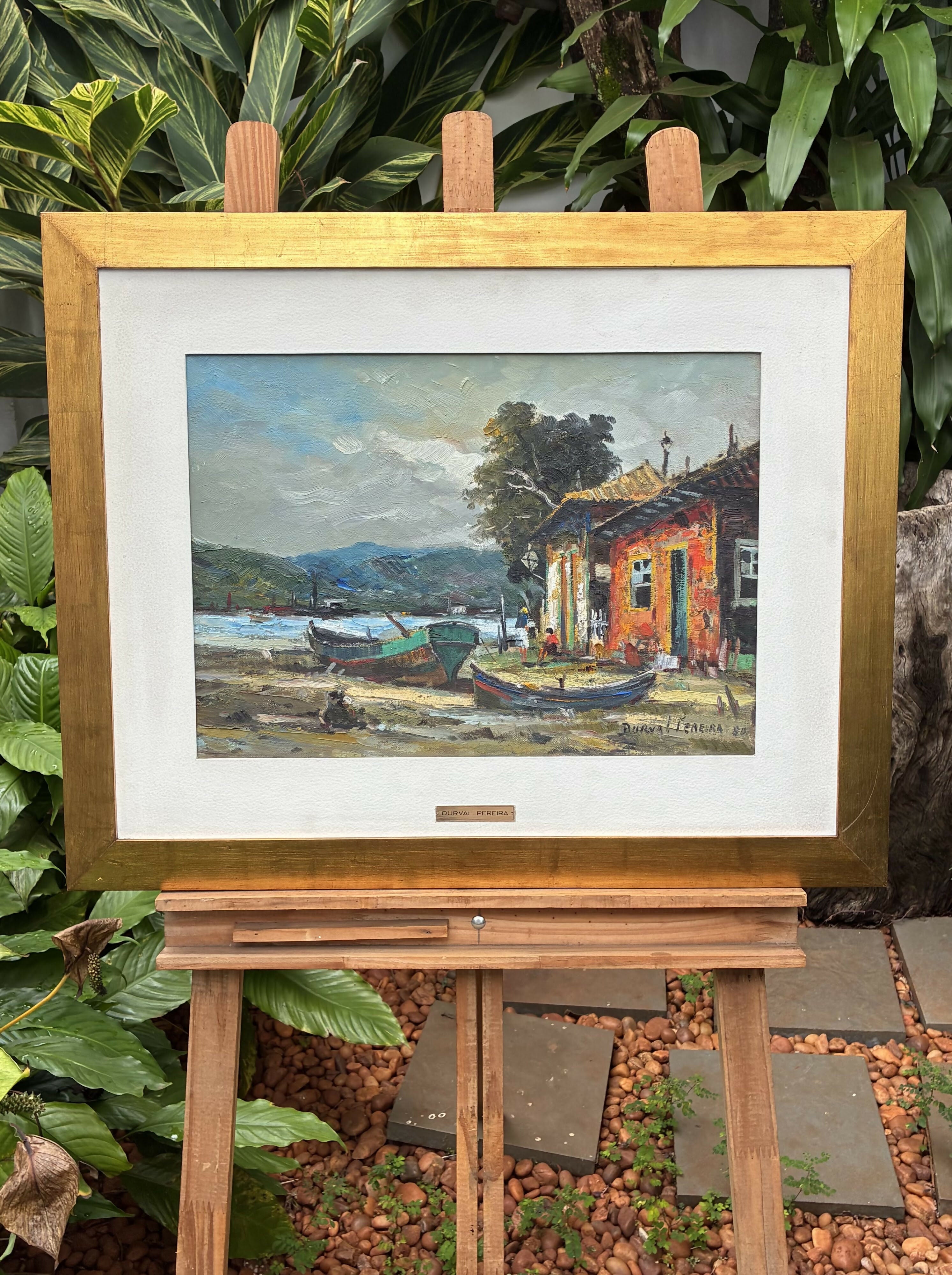 QUADRO ÓLEO SOBRE TELA ASSINADO DURVAL PEREIRA