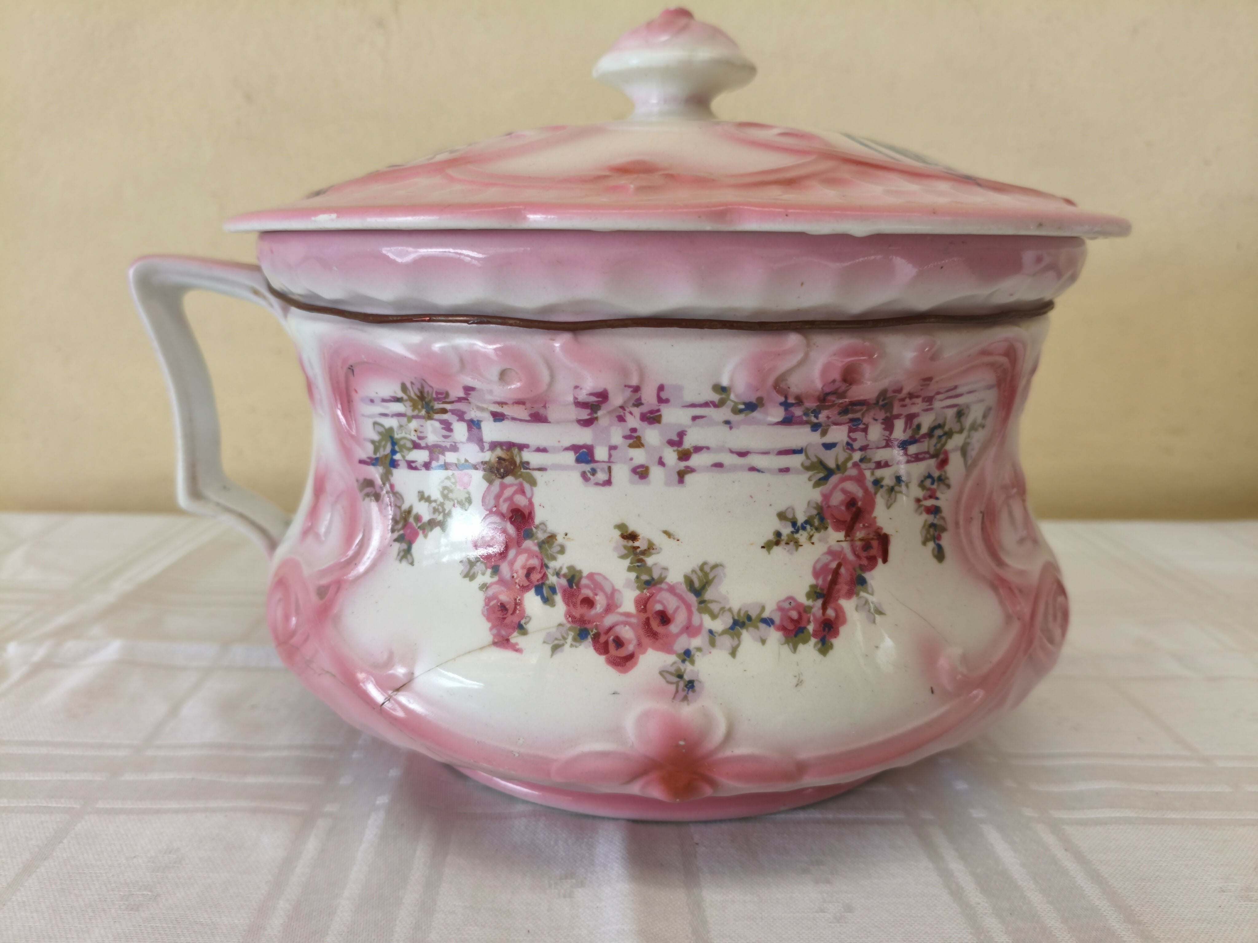 Penico antigo porcelana inglesa J&G Meakin