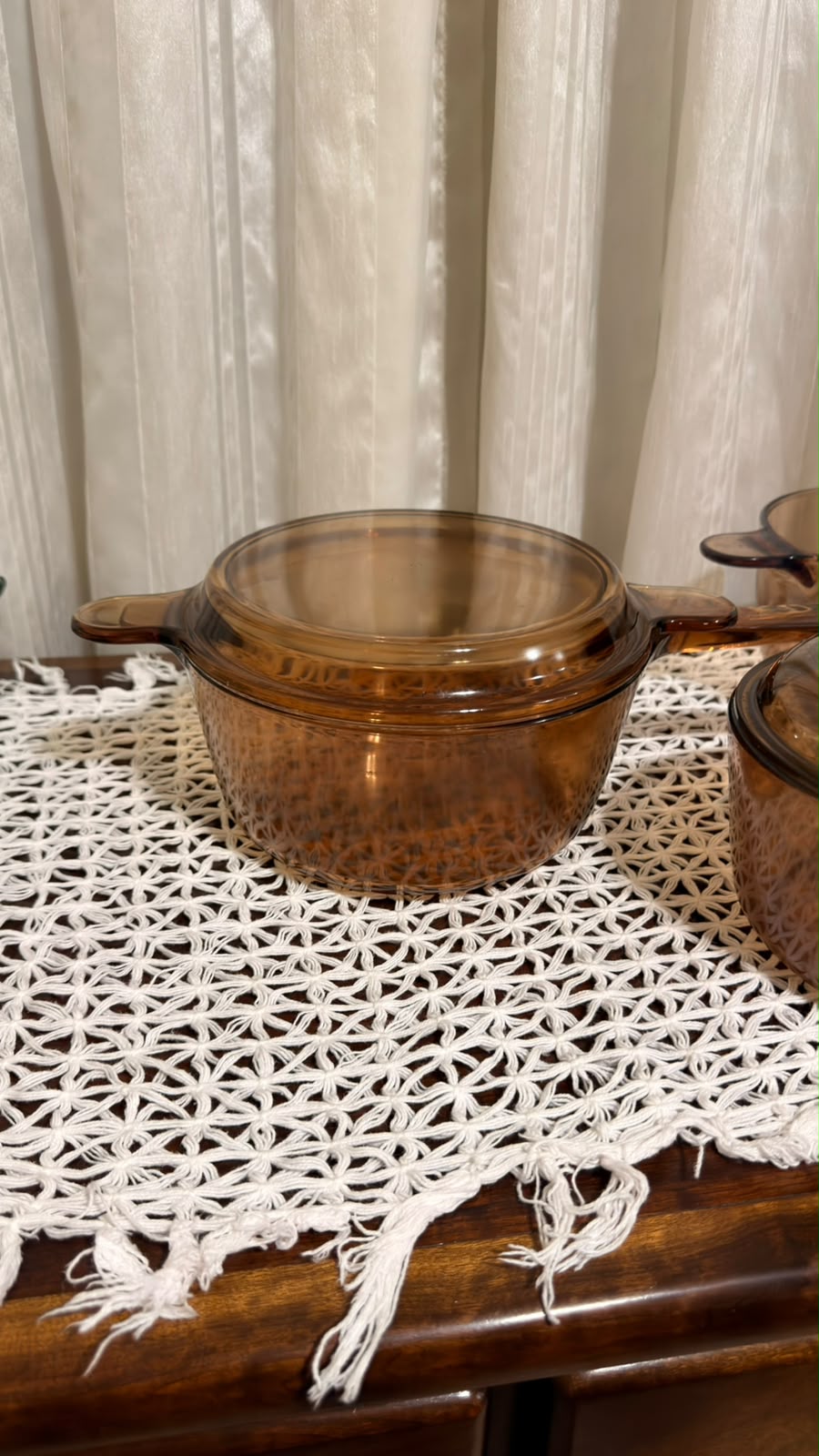 Conjunto de Panelas Vision Âmbar de Vidro