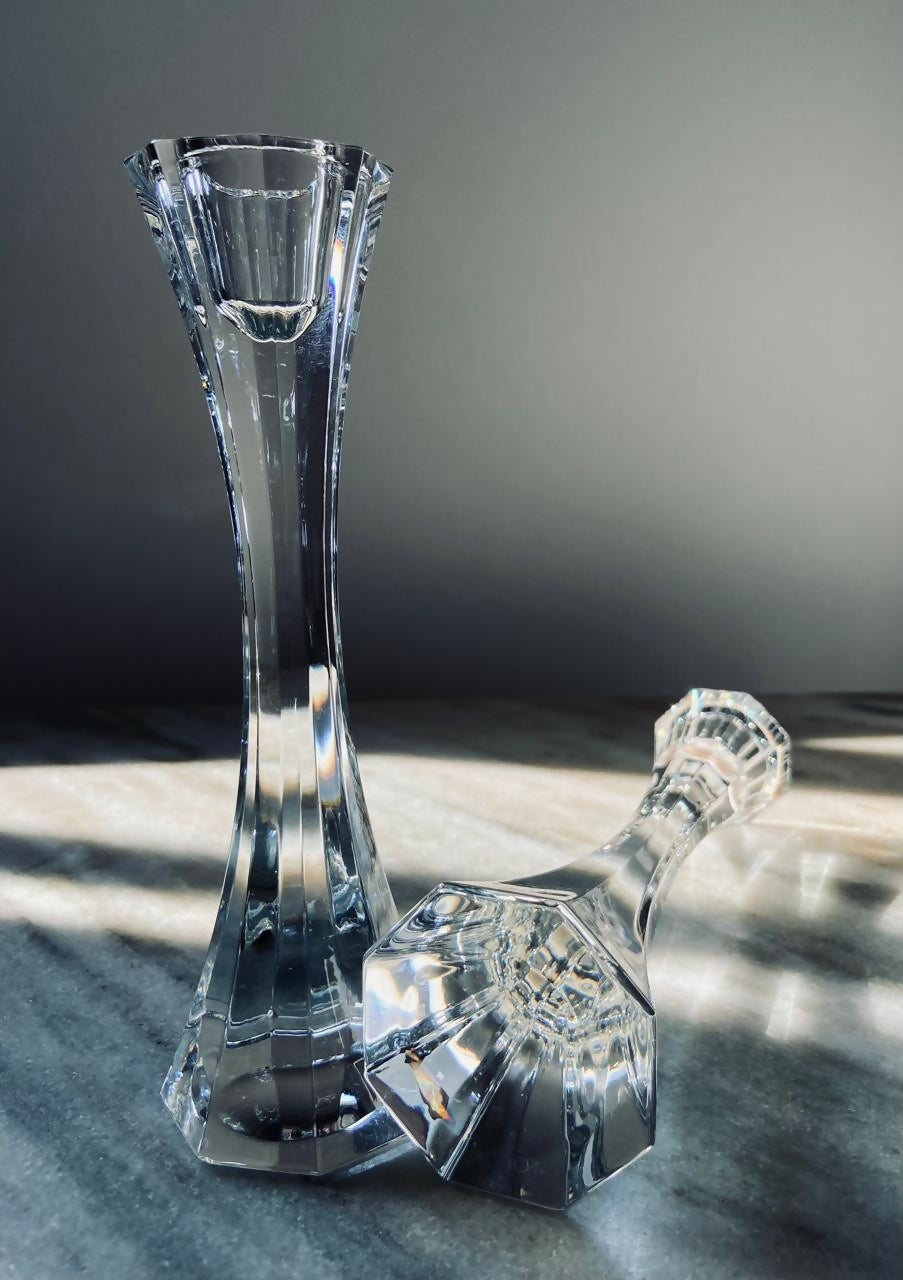 Par de Castiçais em Cristal (DMCPS_075)