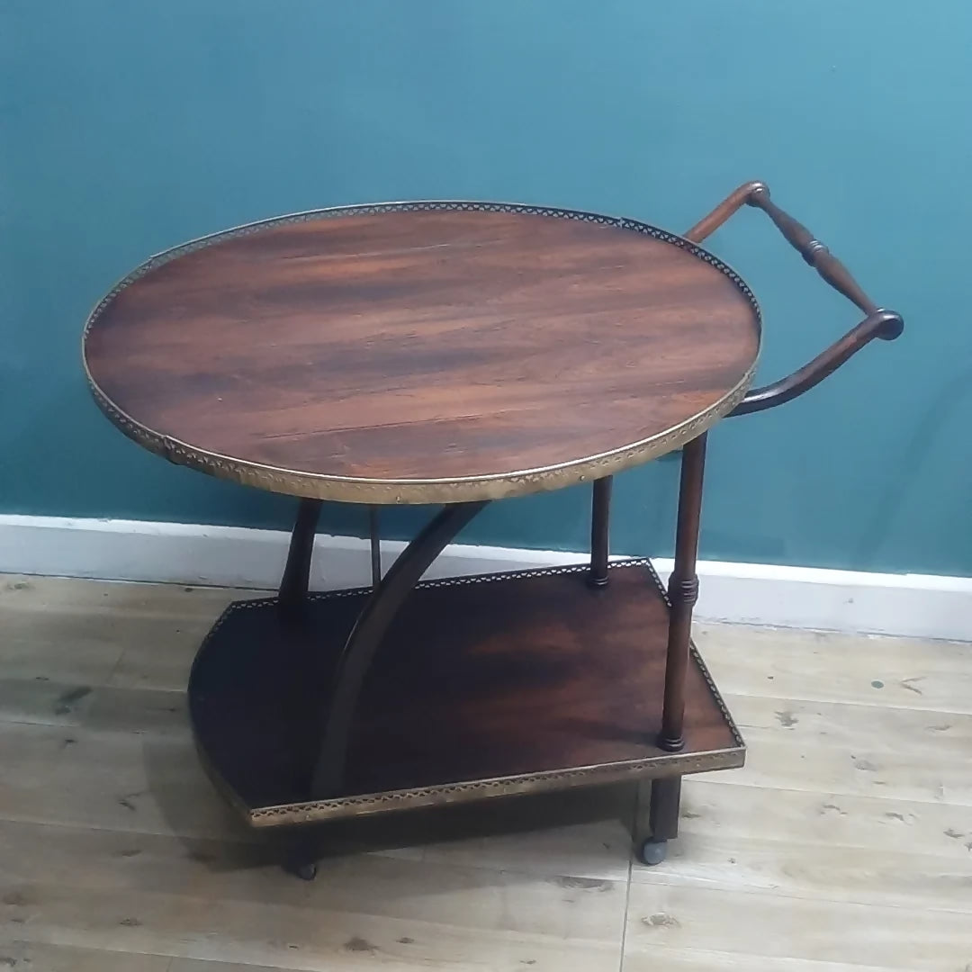 CARRINHO DE CHÁ / APARADOR INGLÊS (EM 10X SEM JUROS)